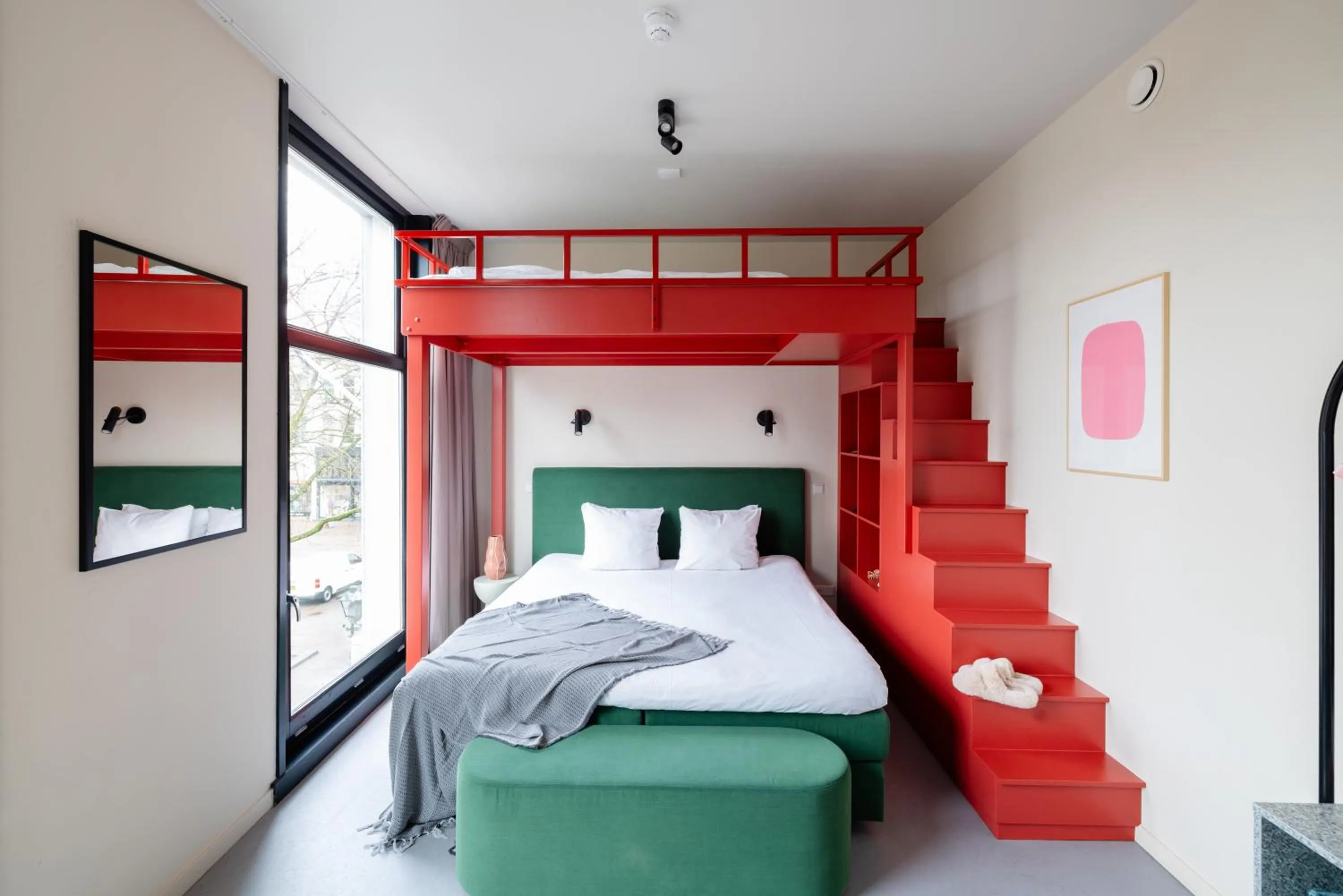 Bedroom, Bed in Hotel Unplugged