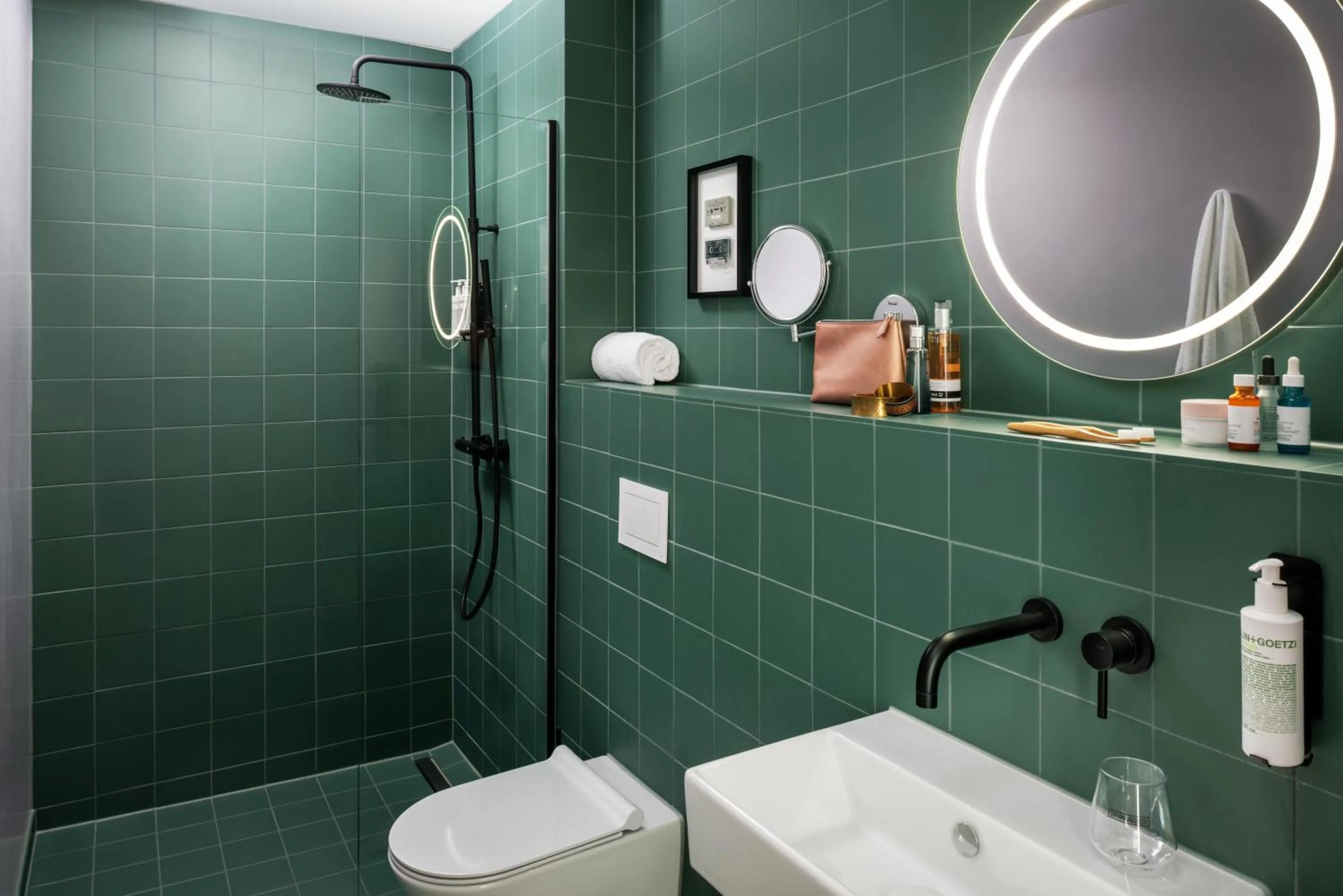 Bathroom in hotel emma next