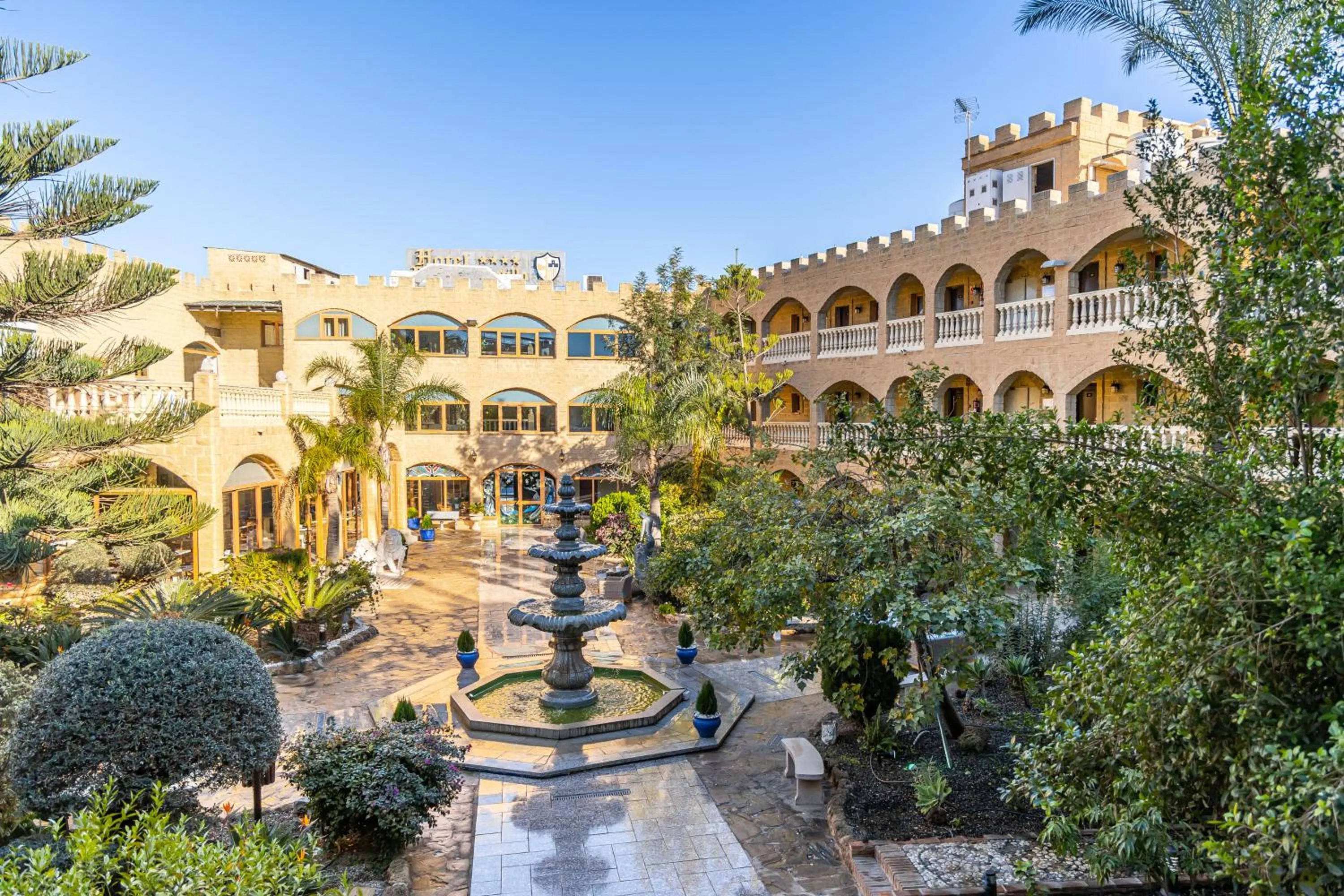 Property building in Hotel Plaza Del Castillo