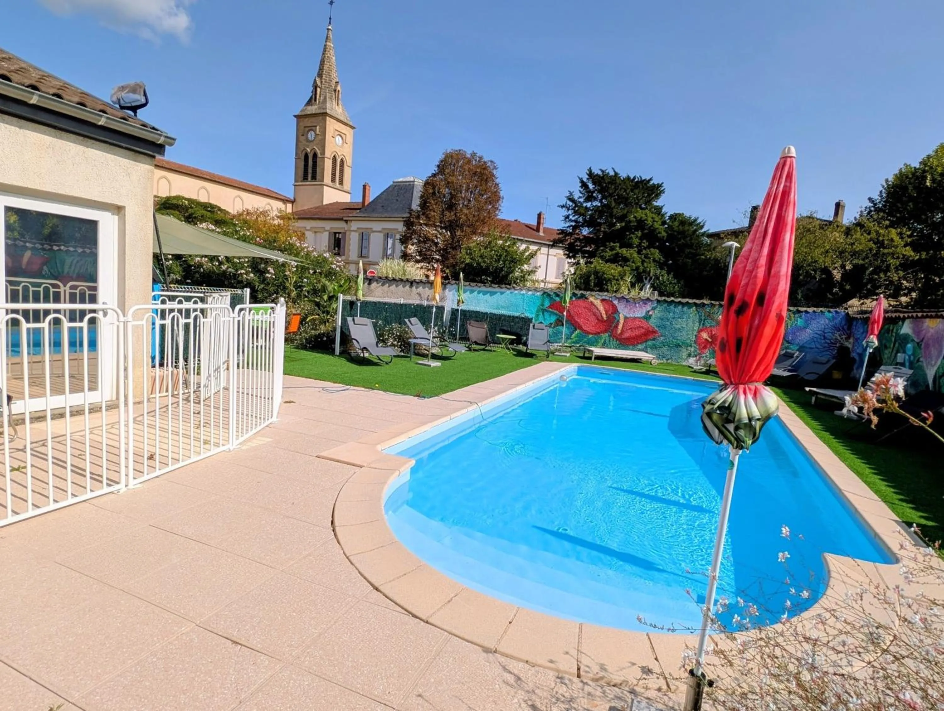 Pool view in MOODz HOTEL VIENNE