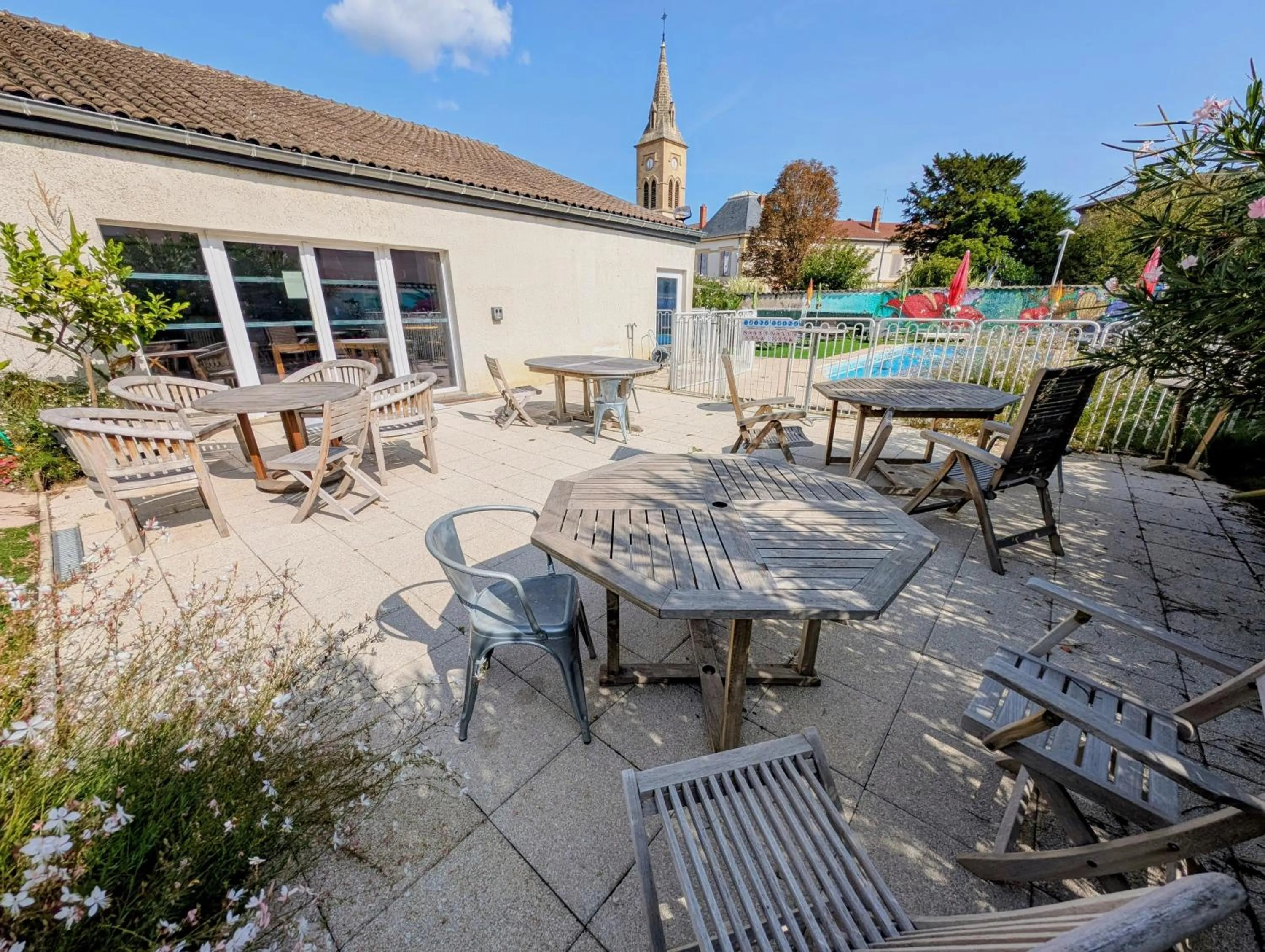 Patio in MOODz HOTEL VIENNE