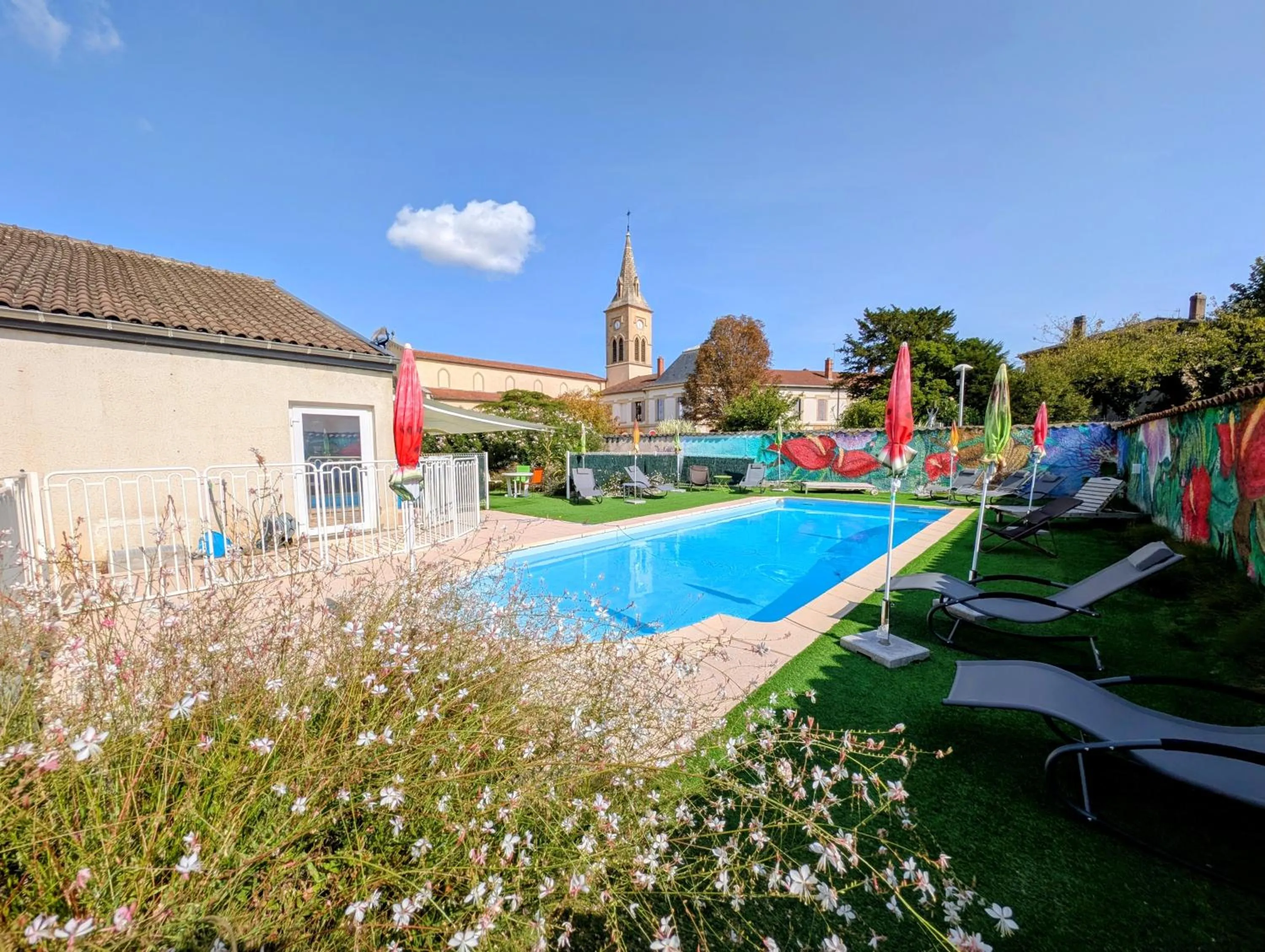 Pool view in MOODz HOTEL VIENNE