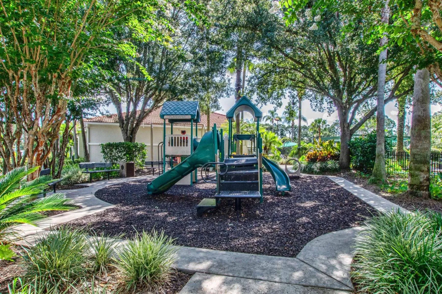 Children play ground in Shooting Star - Family friendly 4 bed pool home on Emerald Island Resort - close to Disney World!