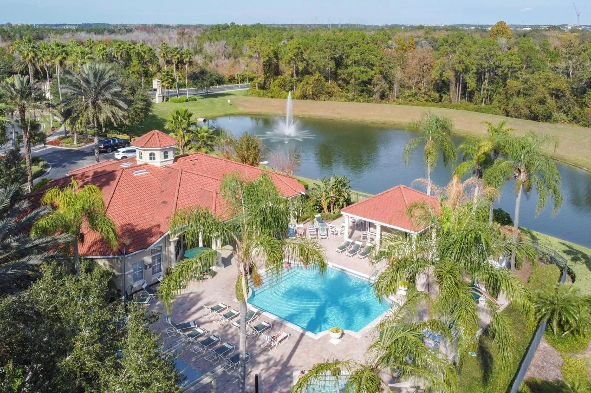 Property building in Shooting Star - Family friendly 4 bed pool home on Emerald Island Resort - close to Disney World!