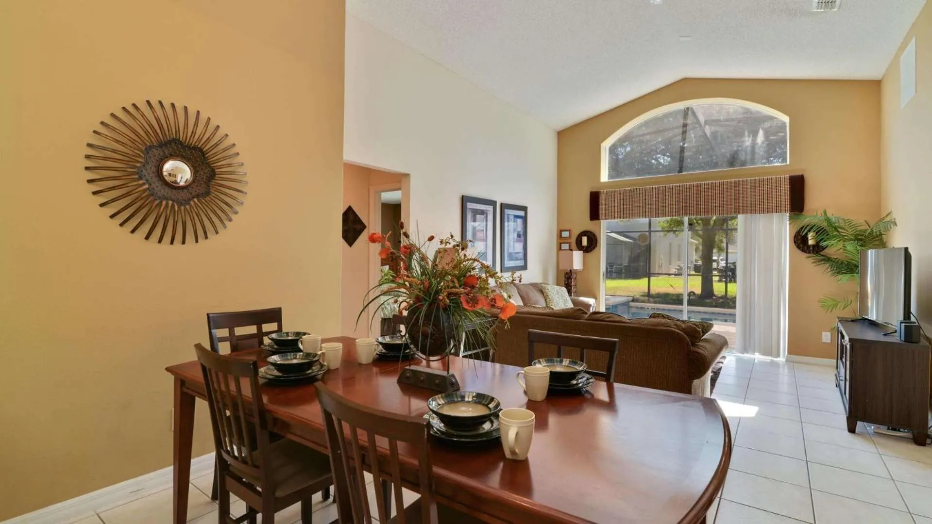 Dining area in Shooting Star - Family friendly 4 bed pool home on Emerald Island Resort - close to Disney World!