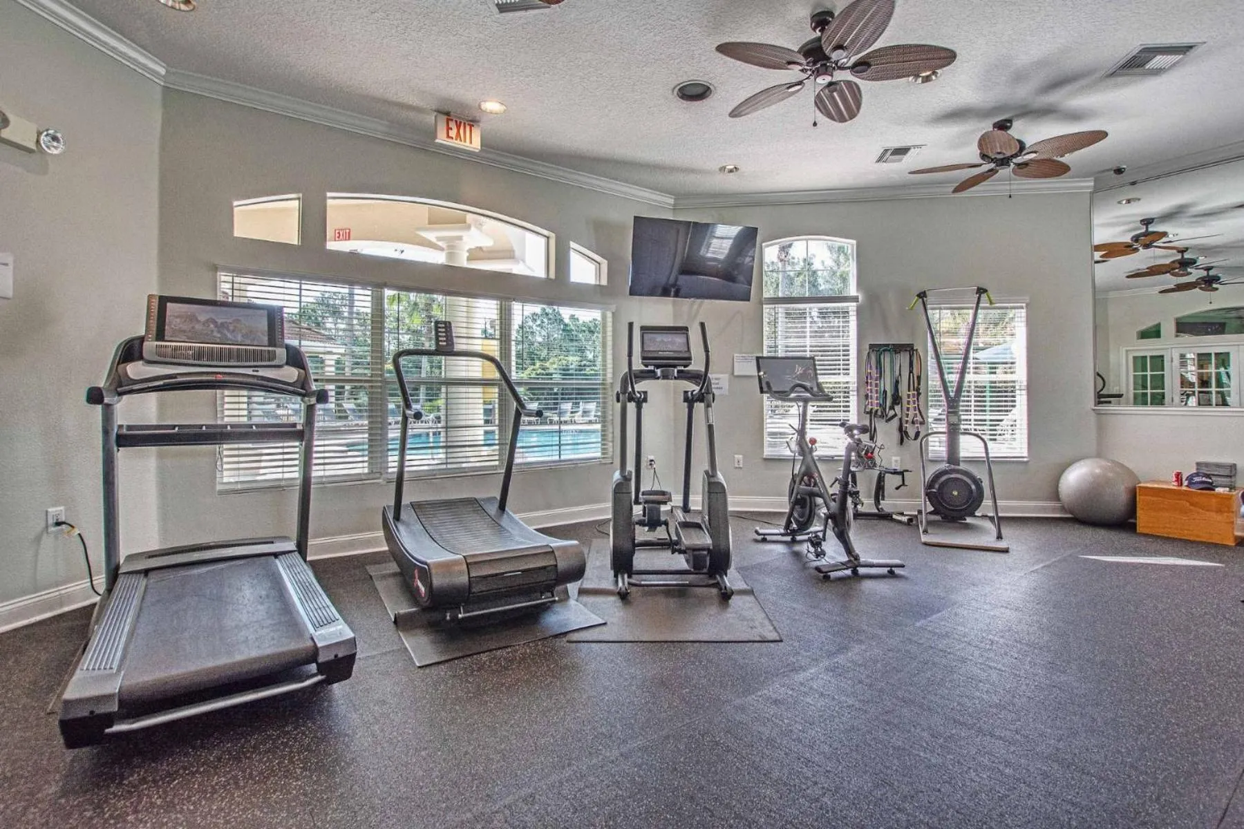 Fitness centre/facilities in Shooting Star - Family friendly 4 bed pool home on Emerald Island Resort - close to Disney World!