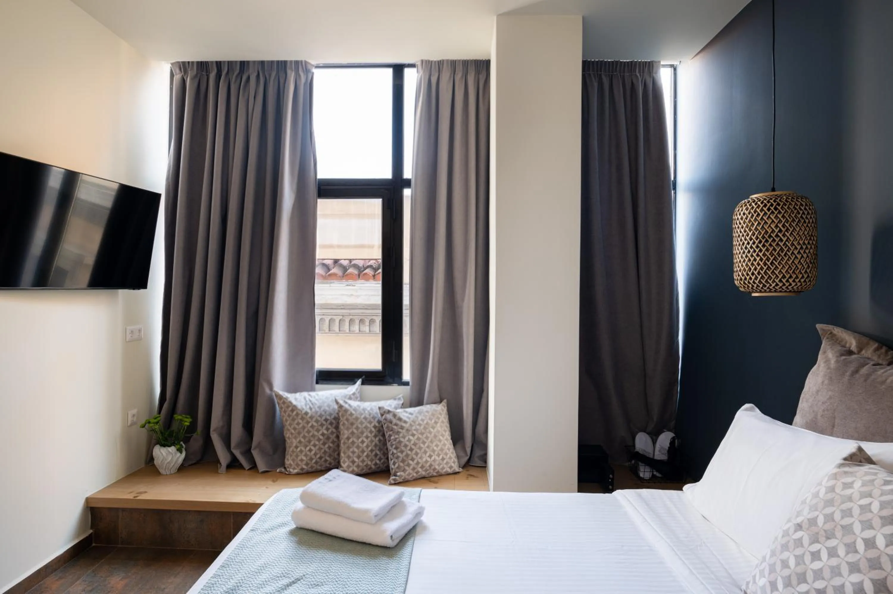 Bed in Ciel Living Athens