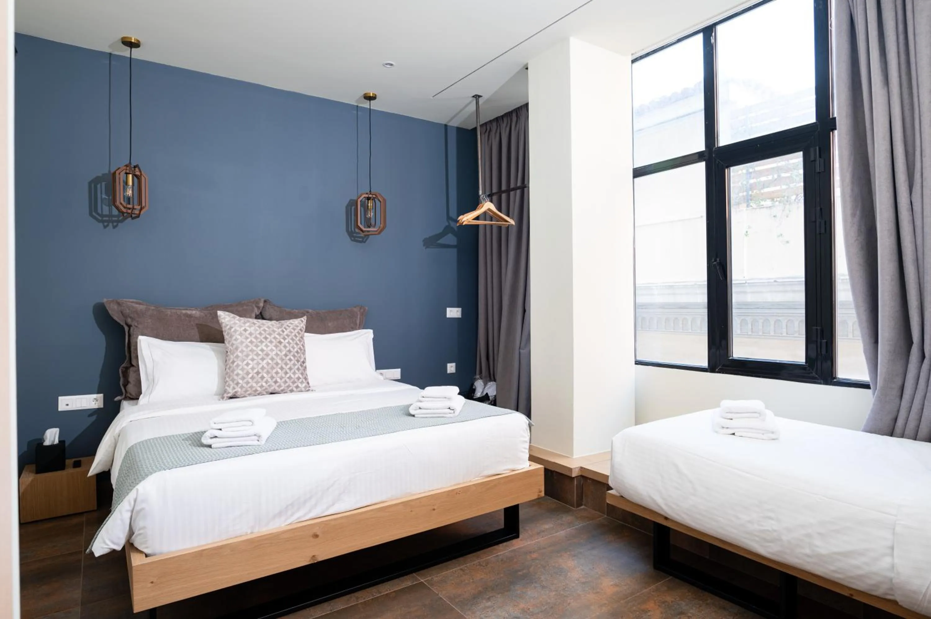 Bed in Ciel Living Athens