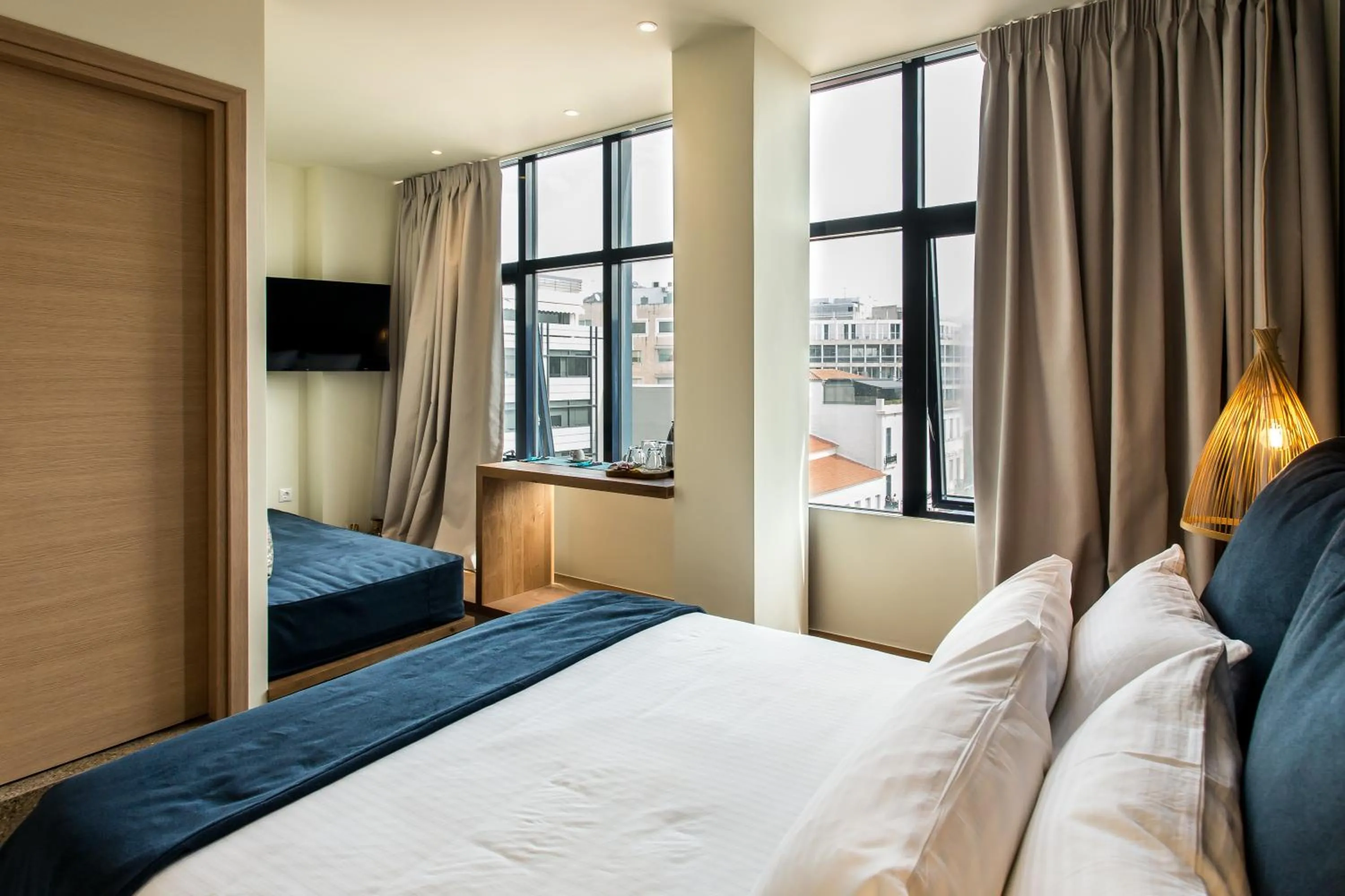 Photo of the whole room, Bed in Ciel Living Athens