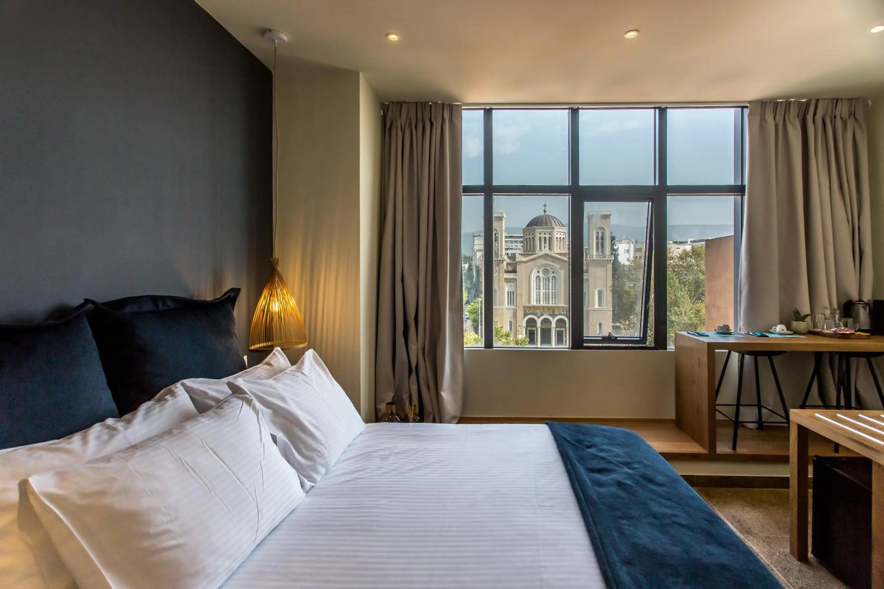 Bed in Ciel Living Athens