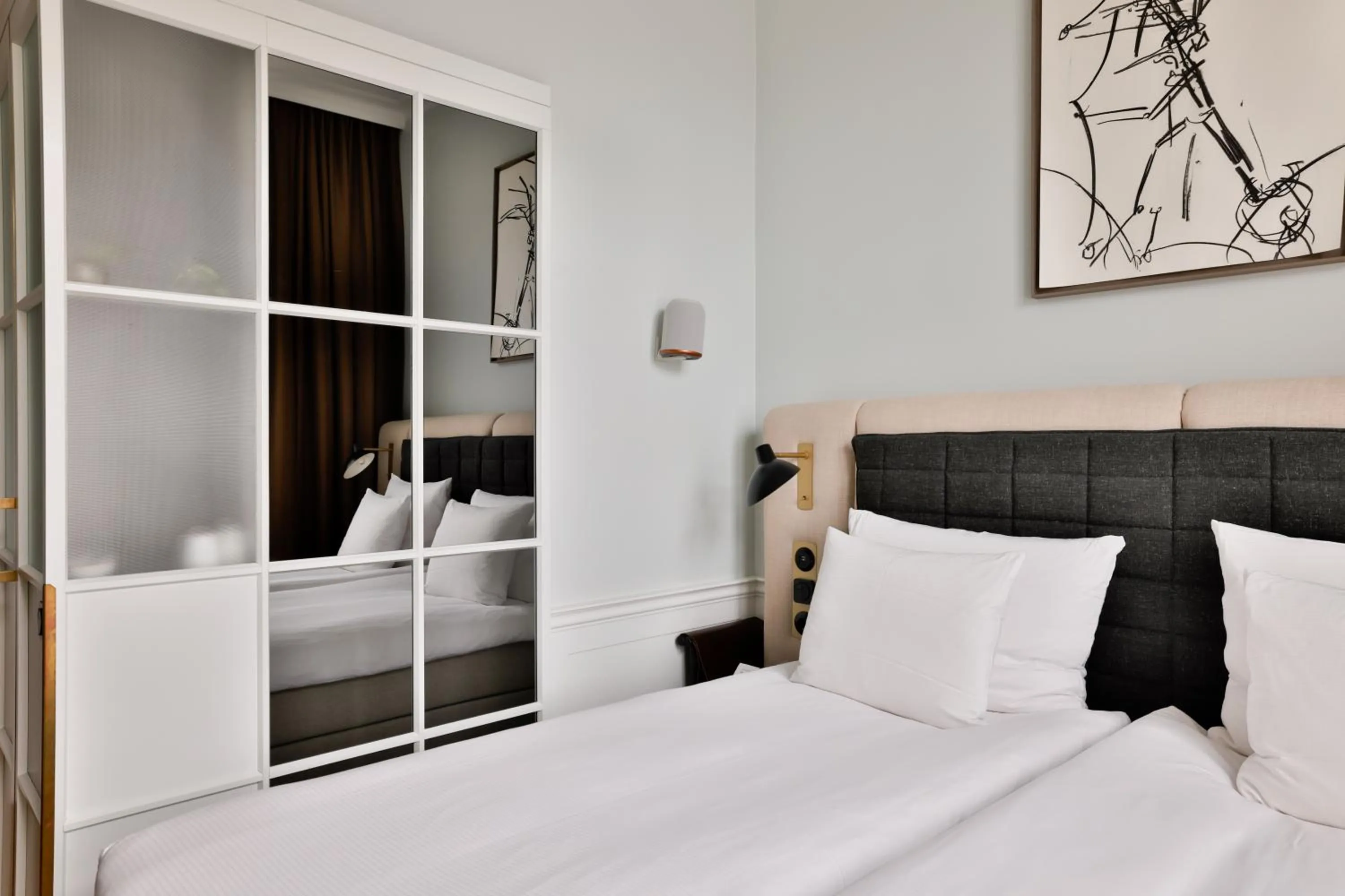 Bed in Villa Copenhagen