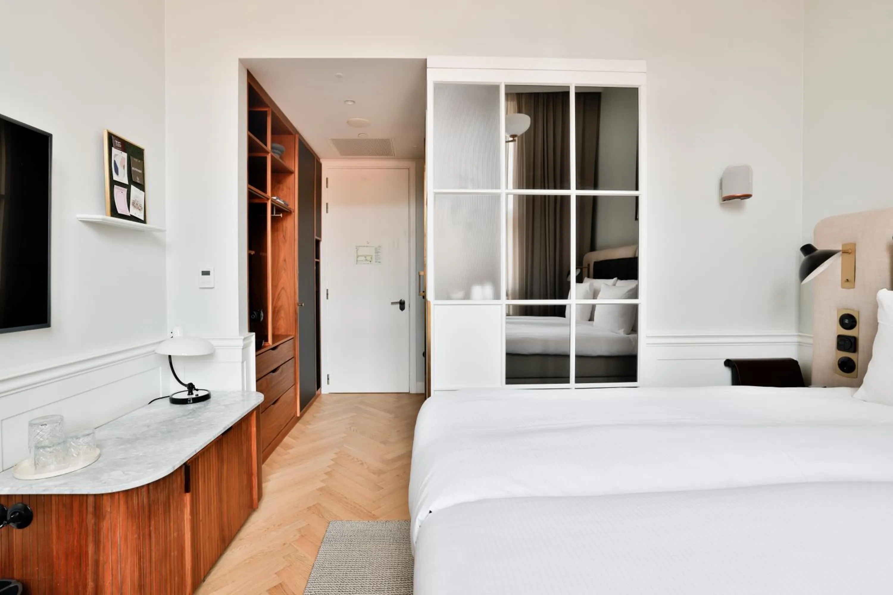 Bedroom, Bed in Villa Copenhagen