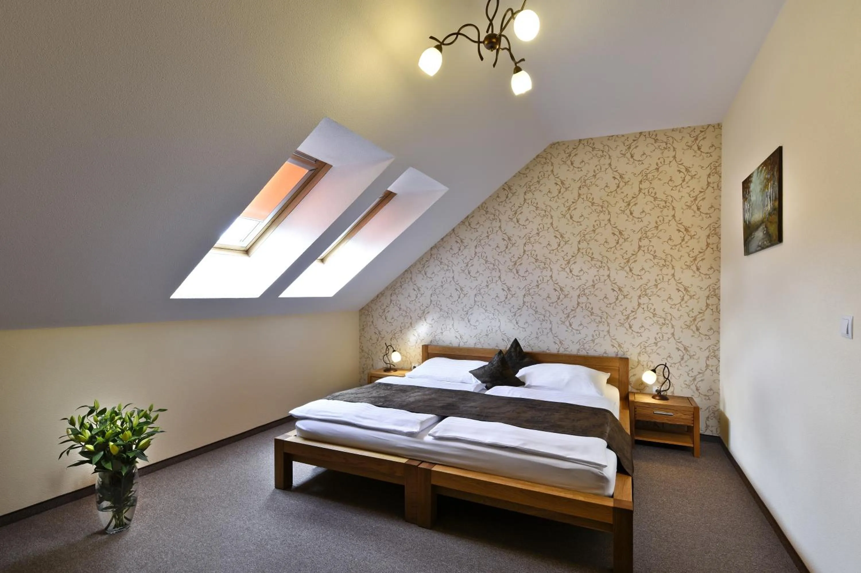 Photo of the whole room, Bed in Rezort Masarykov dvor