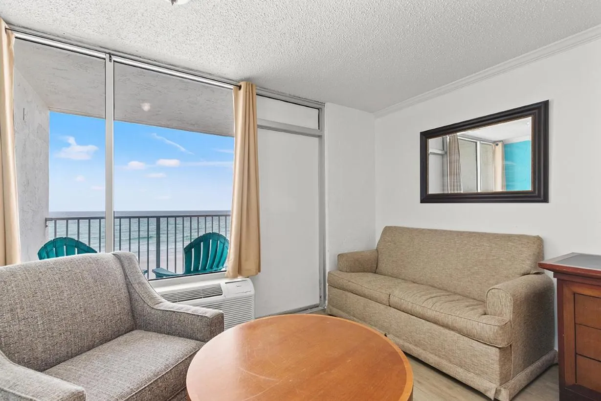 Seating area in The Reef At Seahaven Beach Resorts