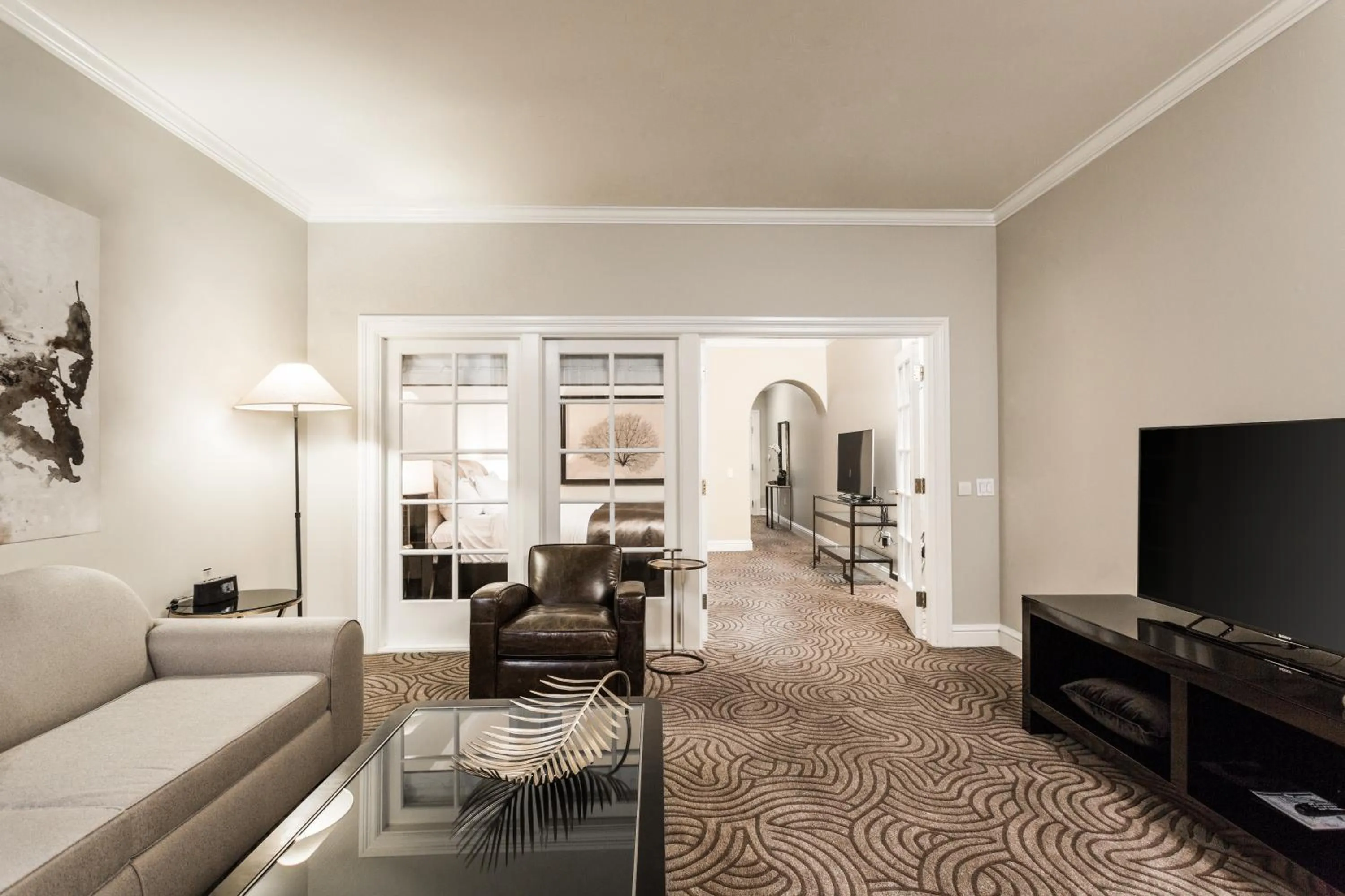 Living room in Montecito Inn