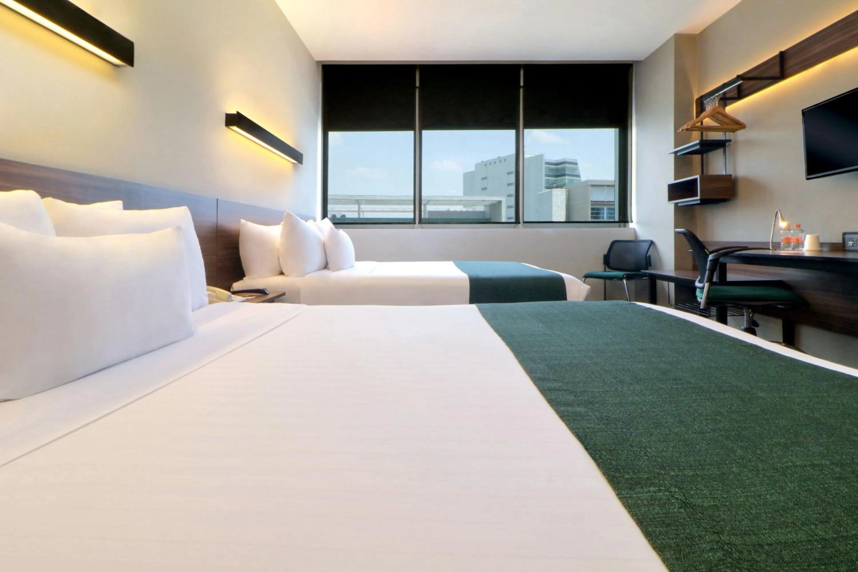 Bedroom, Bed in City Express Suites by Marriott Ciudad de México Santa Fe