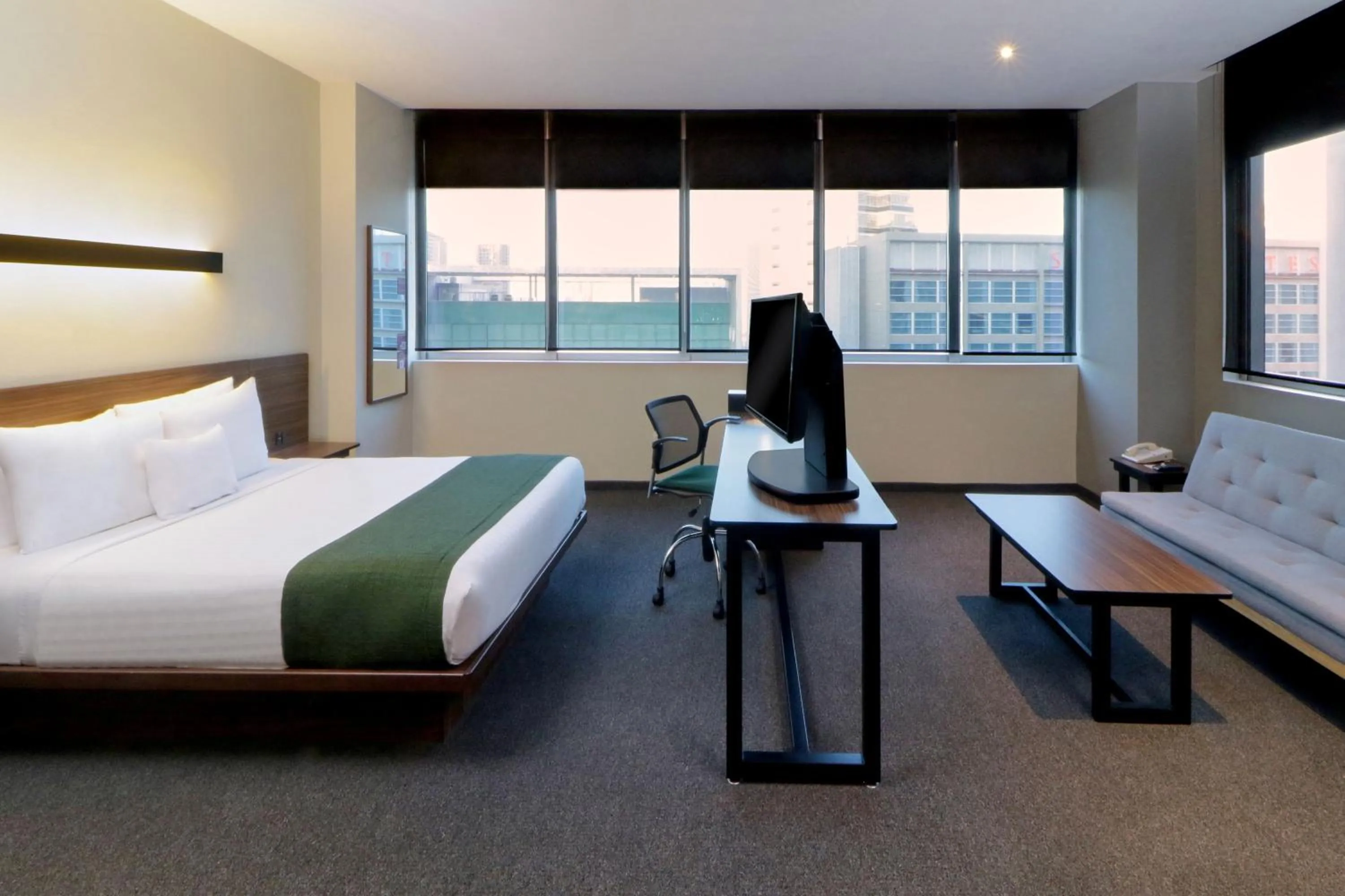 Bedroom, Bed in City Express Suites by Marriott Ciudad de México Santa Fe