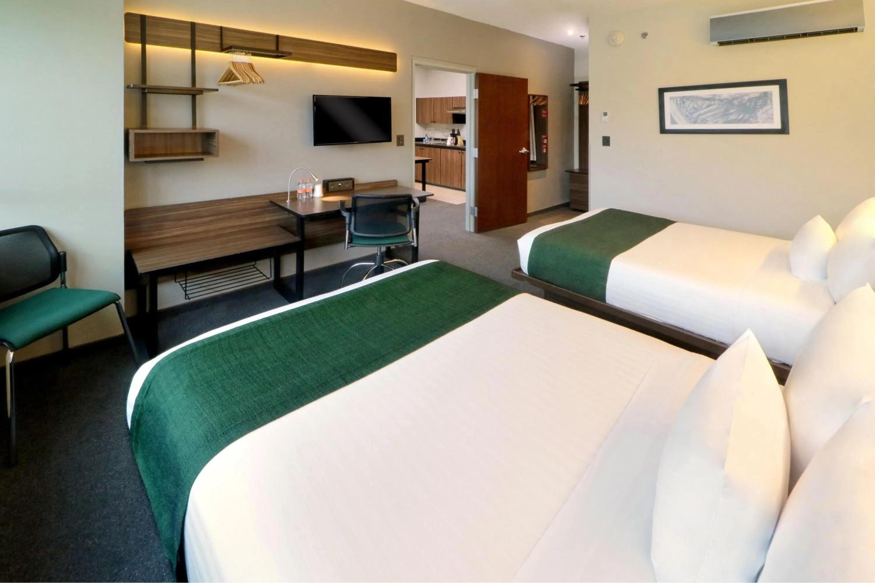 Bedroom, Bed in City Express Suites by Marriott Ciudad de México Santa Fe