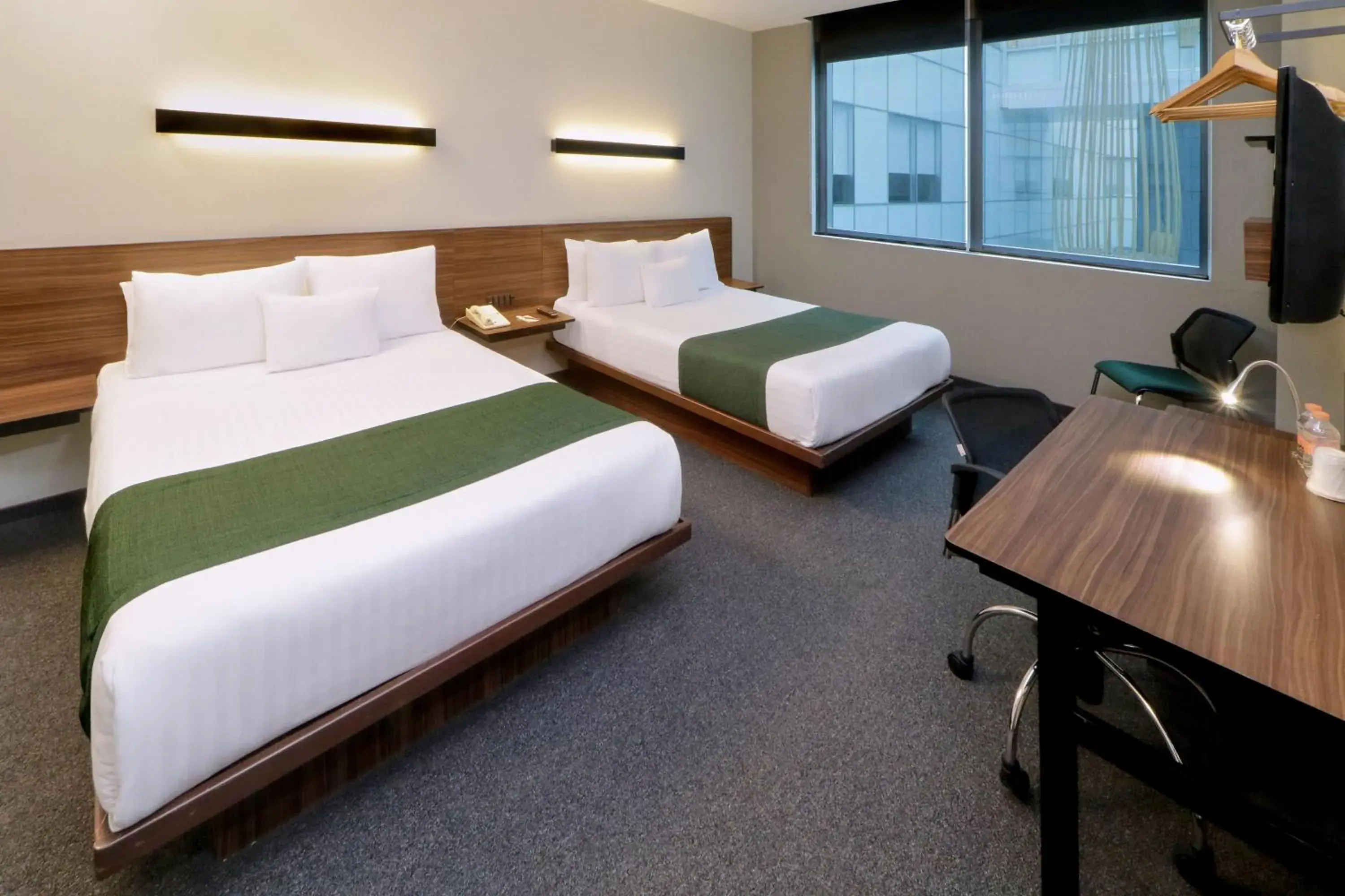 One-Bedroom Double Suite with Two Double Beds and Sofa Bed in City Express Suites by Marriott Ciudad de México Santa Fe One-Bedroom Double Suite with Two Double Beds and Sofa Bed in City Express Suites by Marriott Ciudad de México Santa Fe