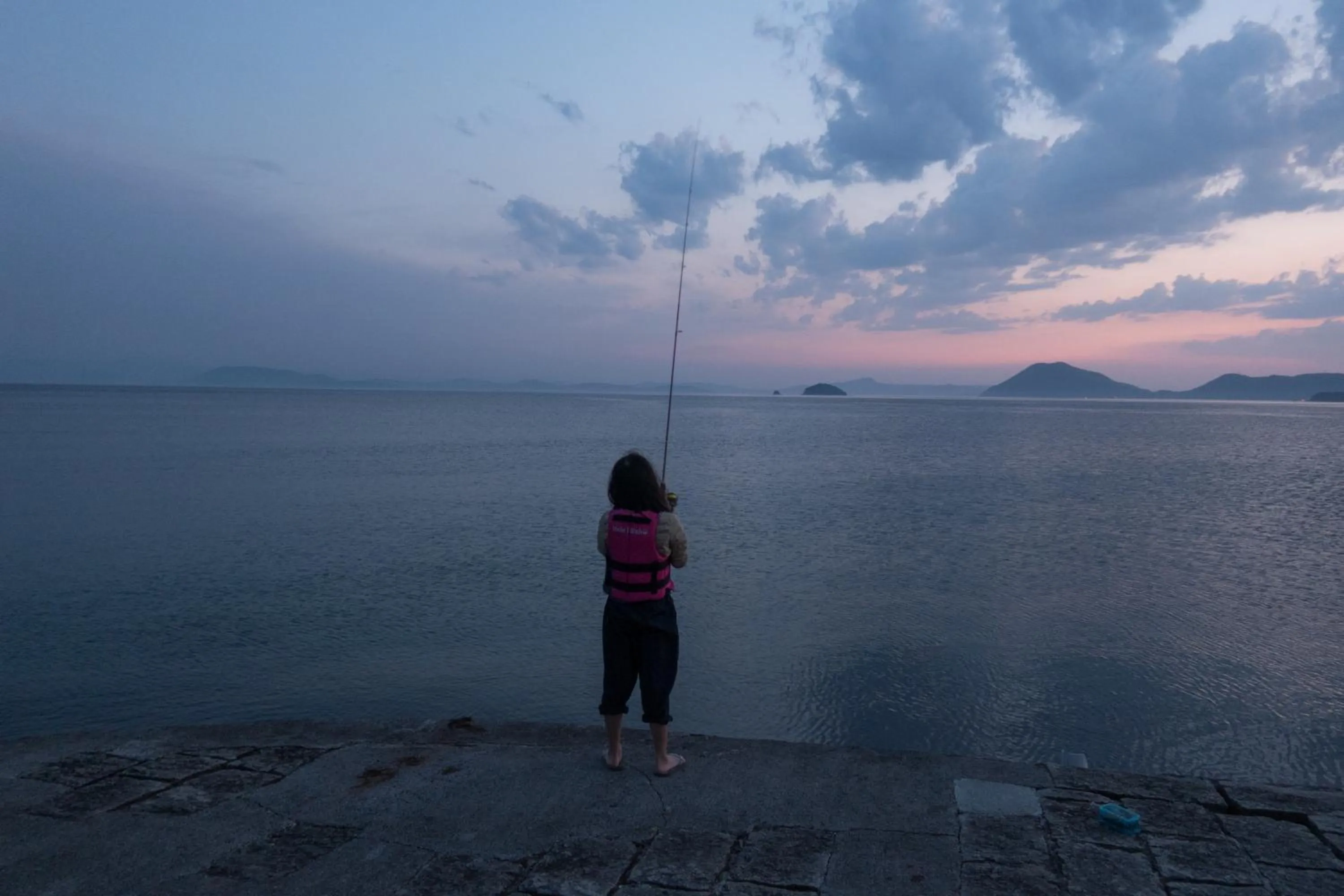Fishing in villa chillon