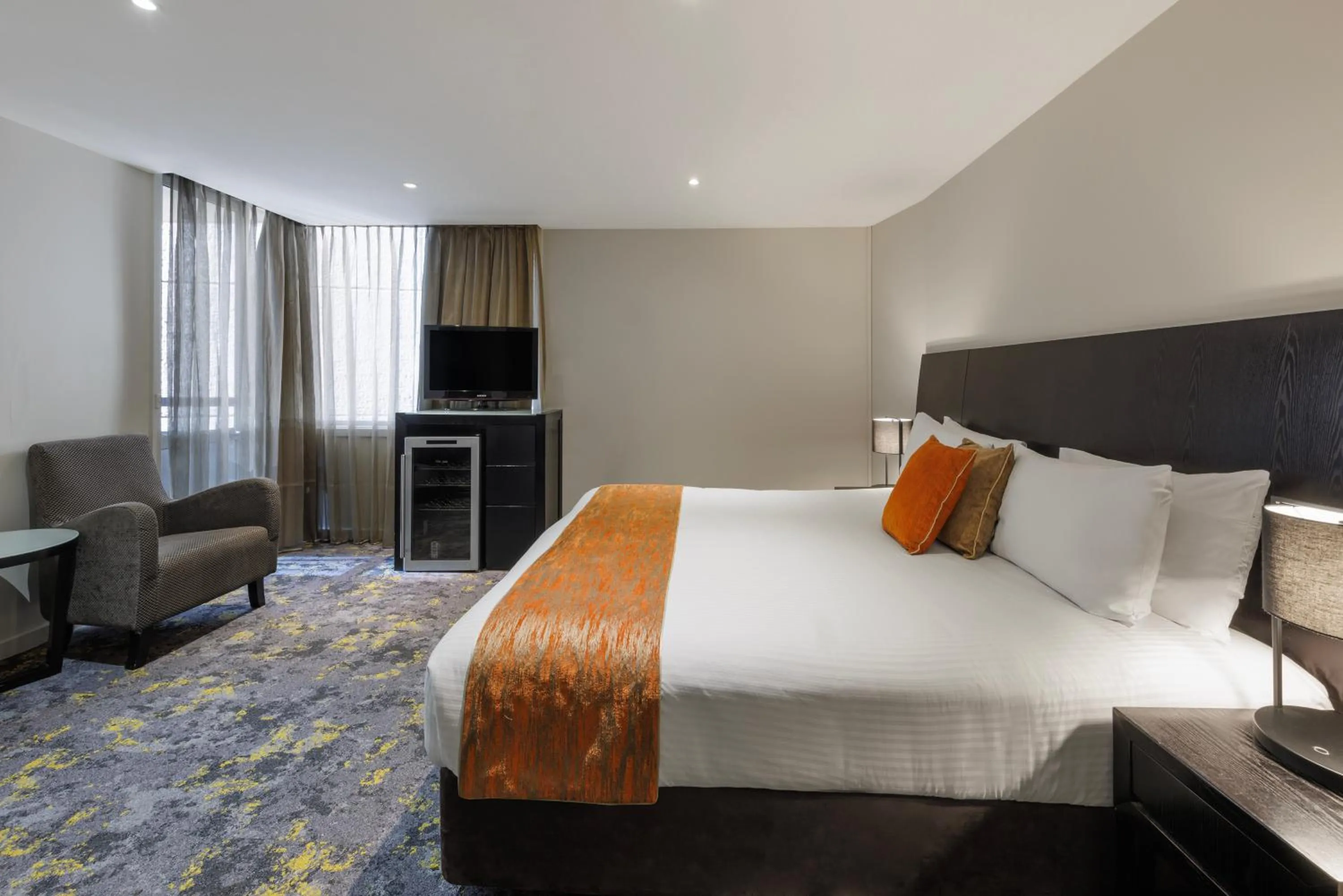 Bedroom, Bed in Hotel Grand Chancellor Melbourne