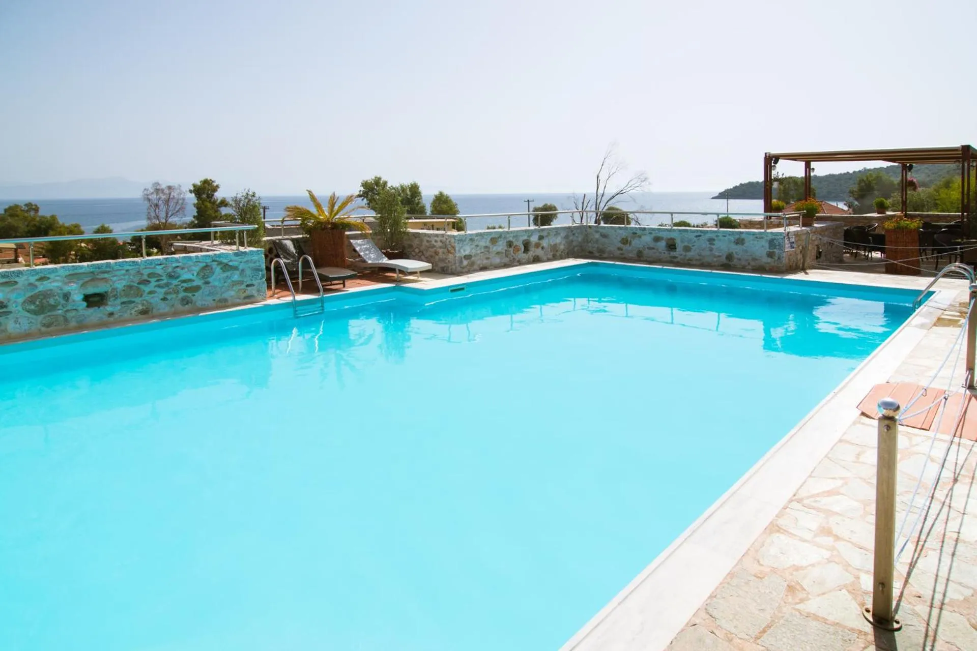Swimming pool in Vathi Hotel Apartment Hotel
