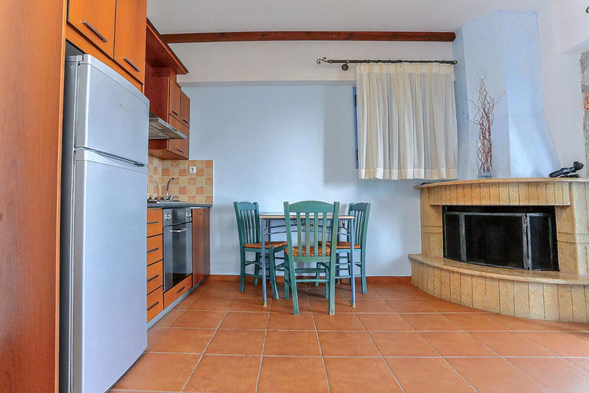 Seating area in Vathi Hotel Apartment Hotel