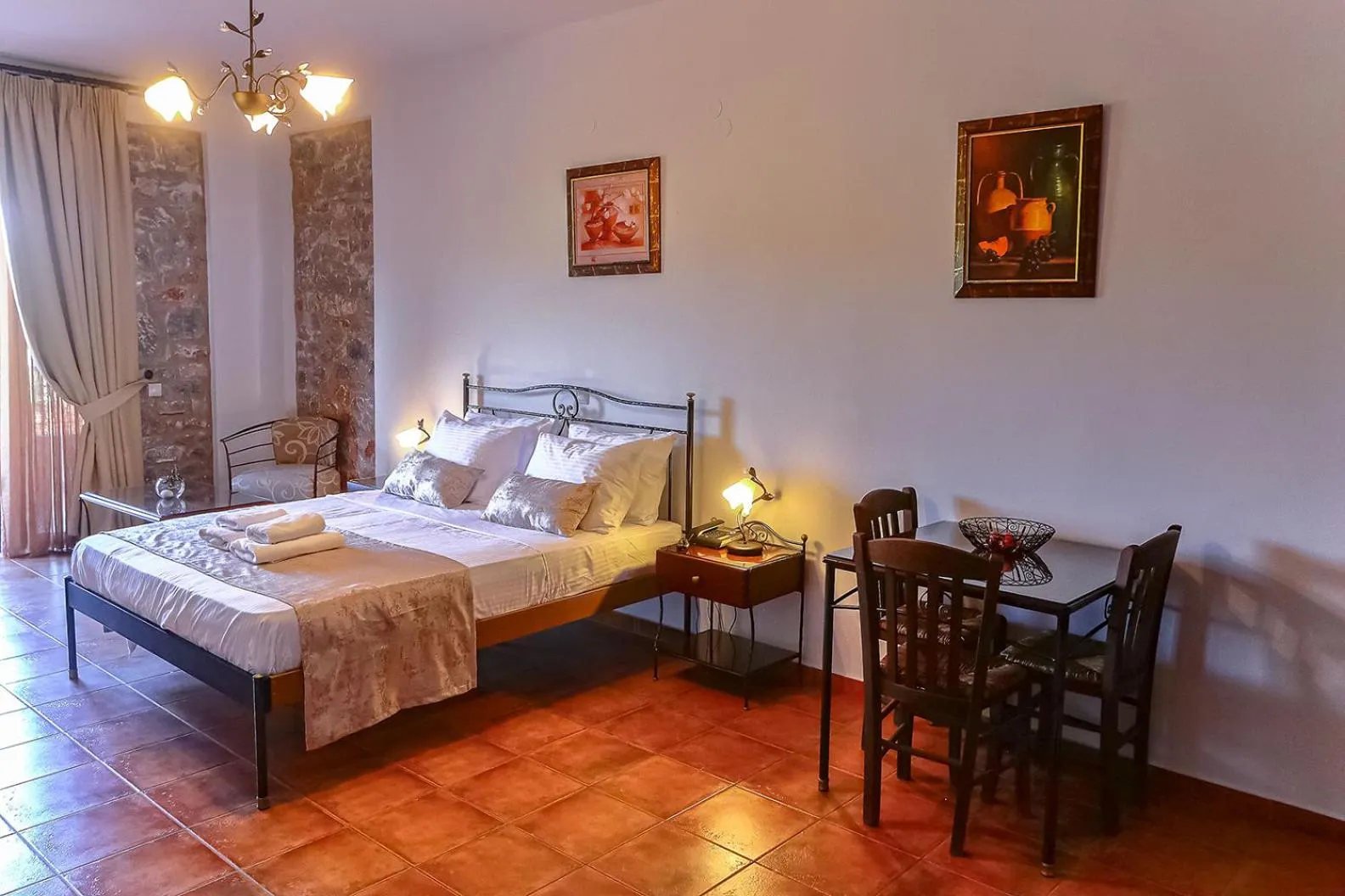 Photo of the whole room, Bed in Vathi Hotel Apartment Hotel