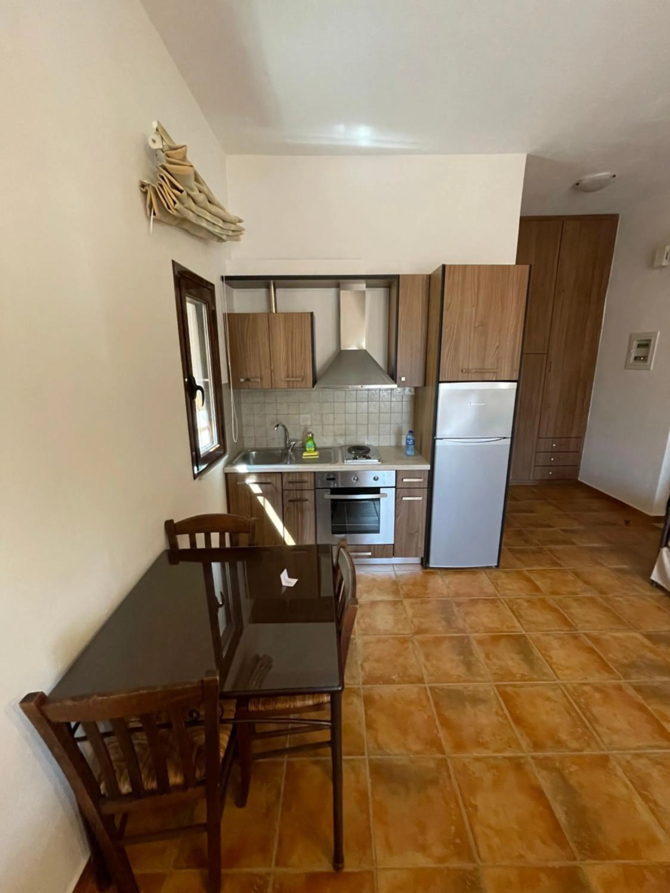 Kitchen or kitchenette in Vathi Hotel Apartment Hotel