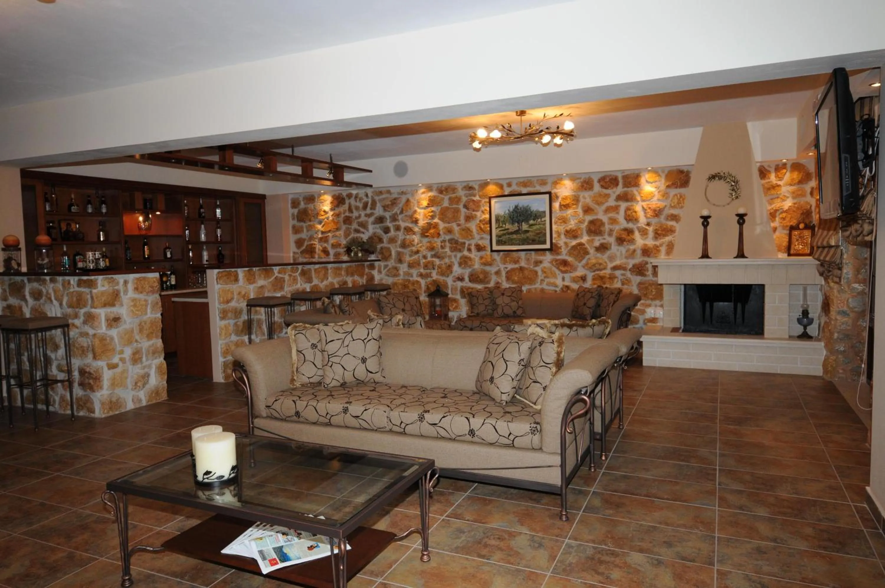 Lobby or reception in Vathi Hotel Apartment Hotel