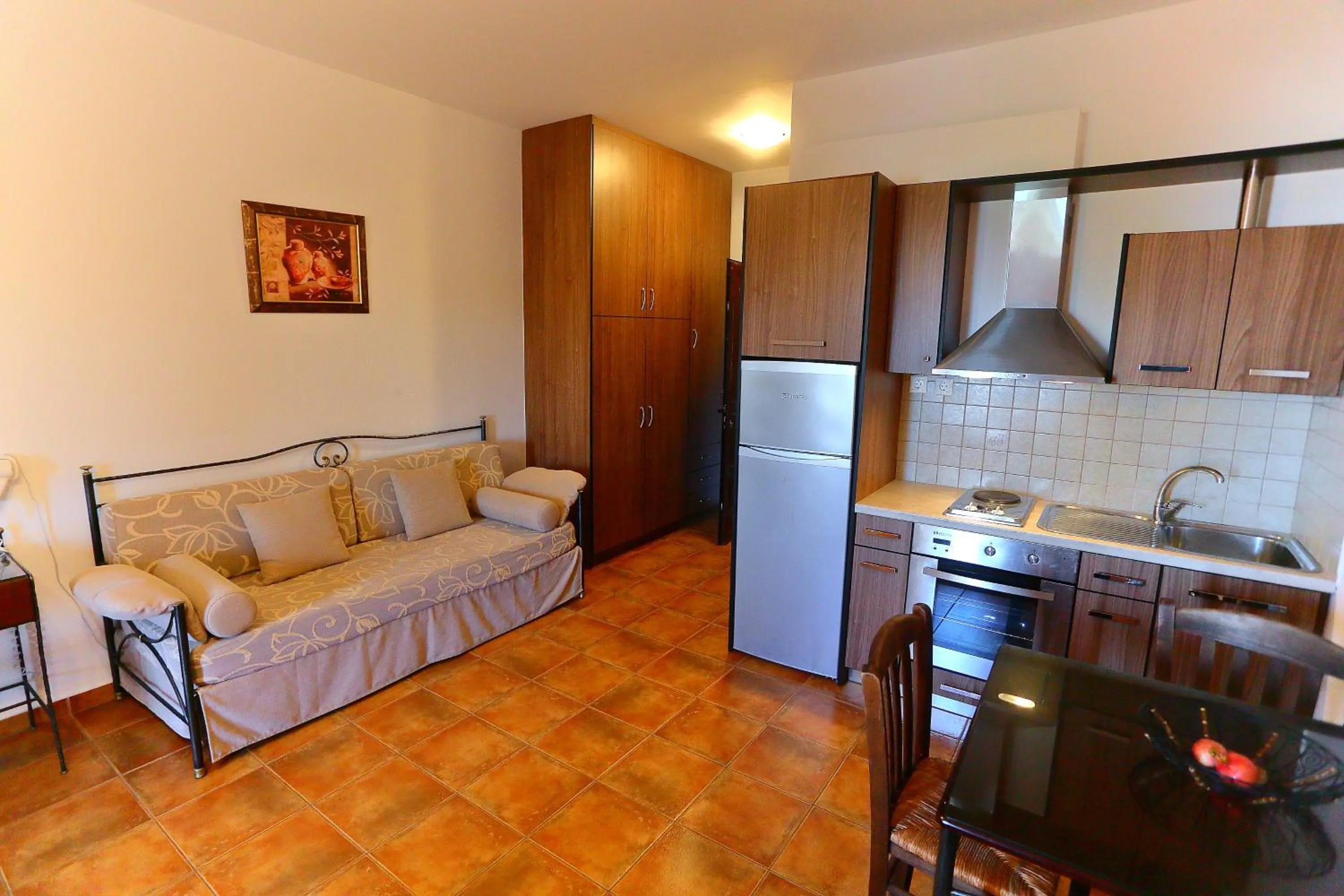 Kitchen or kitchenette in Vathi Hotel Apartment Hotel