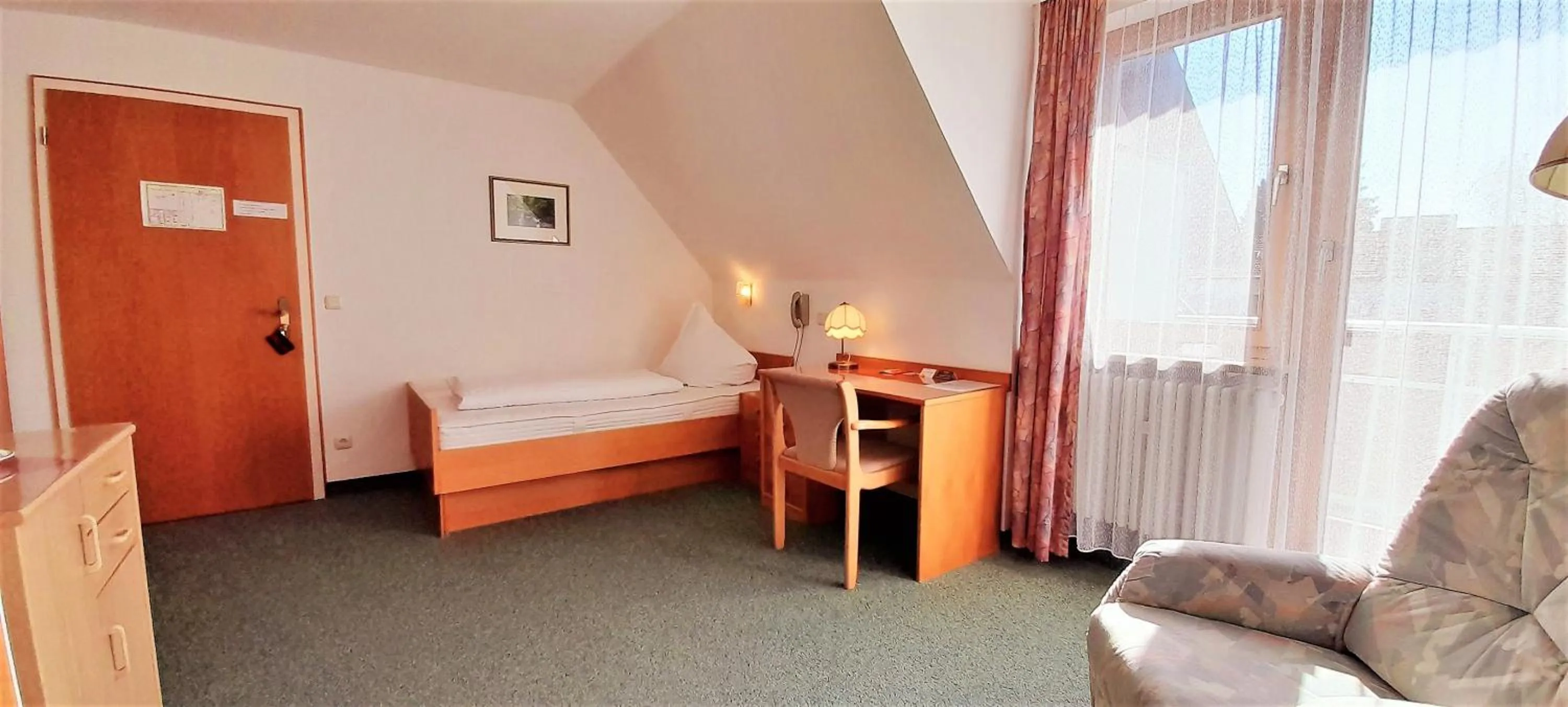 Bed in Hotel Seemüller