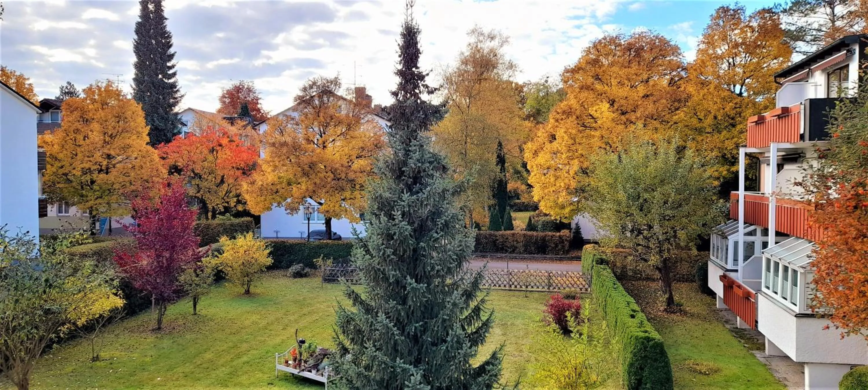 Garden view in Hotel Seemüller