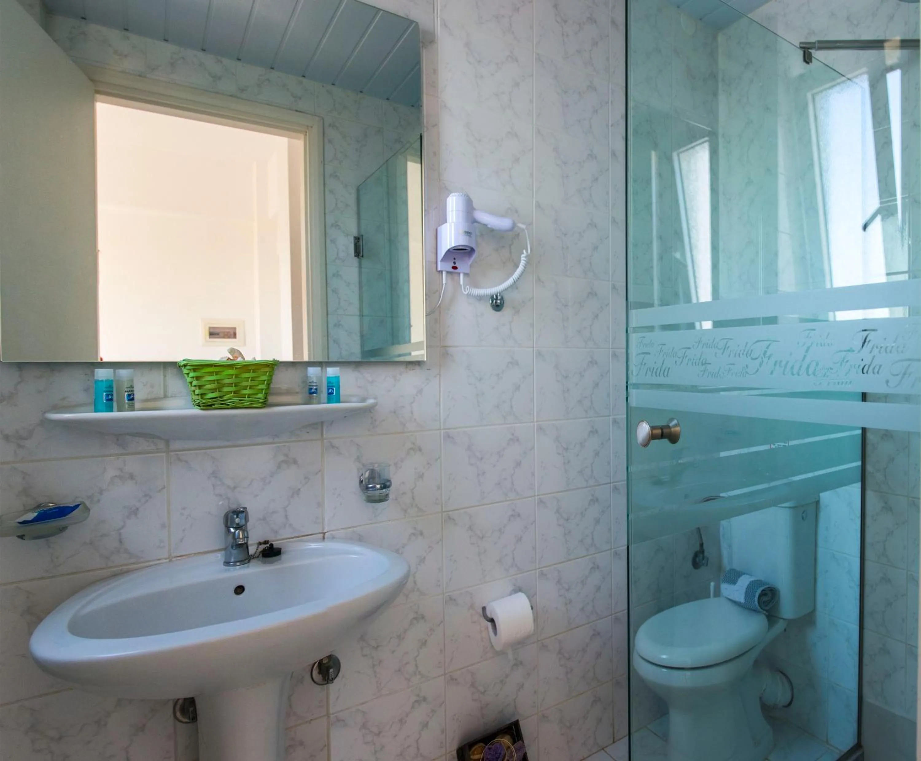 Toilet in Frida Apartments