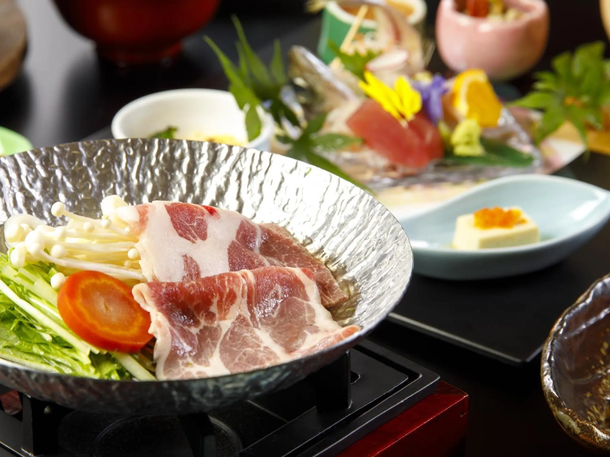 Dinner in Ito Kowakien