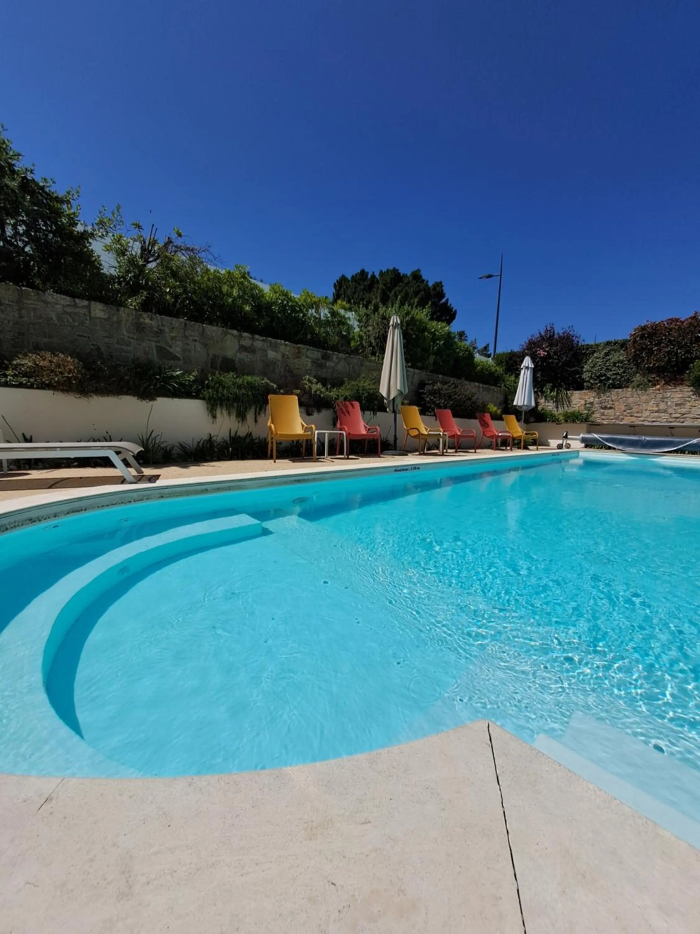 Pool view in Le Churchill Hôtel & Spa
