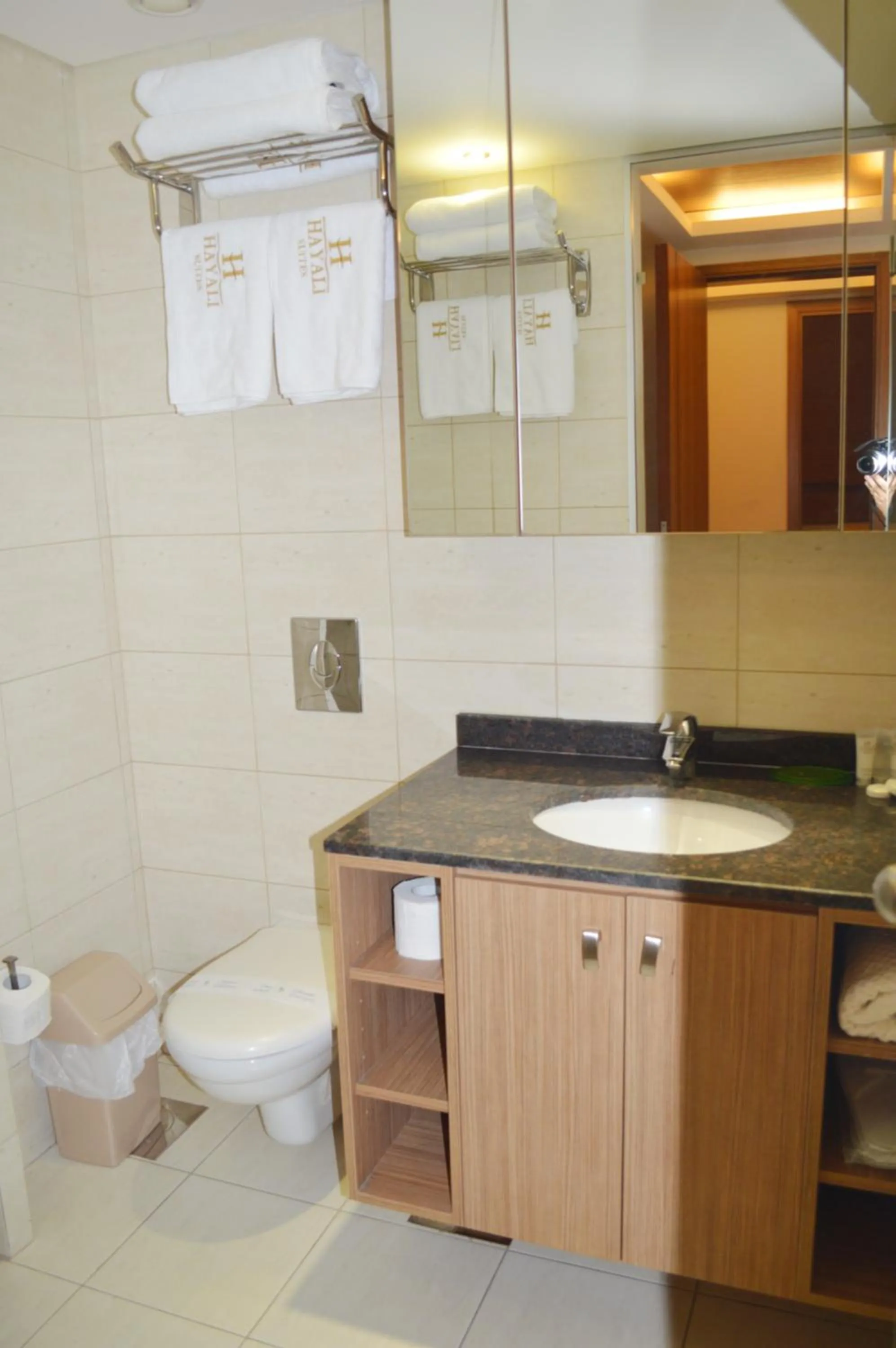 Toilet in Hayali Suites