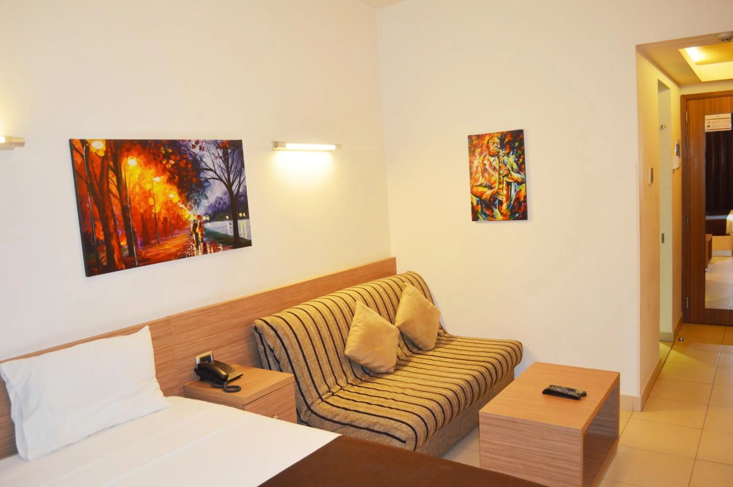 Living room in Hayali Suites