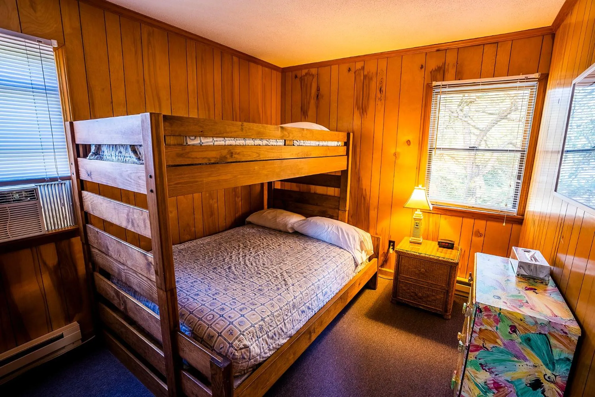 Bed in The Ocracoke Harbor Inn