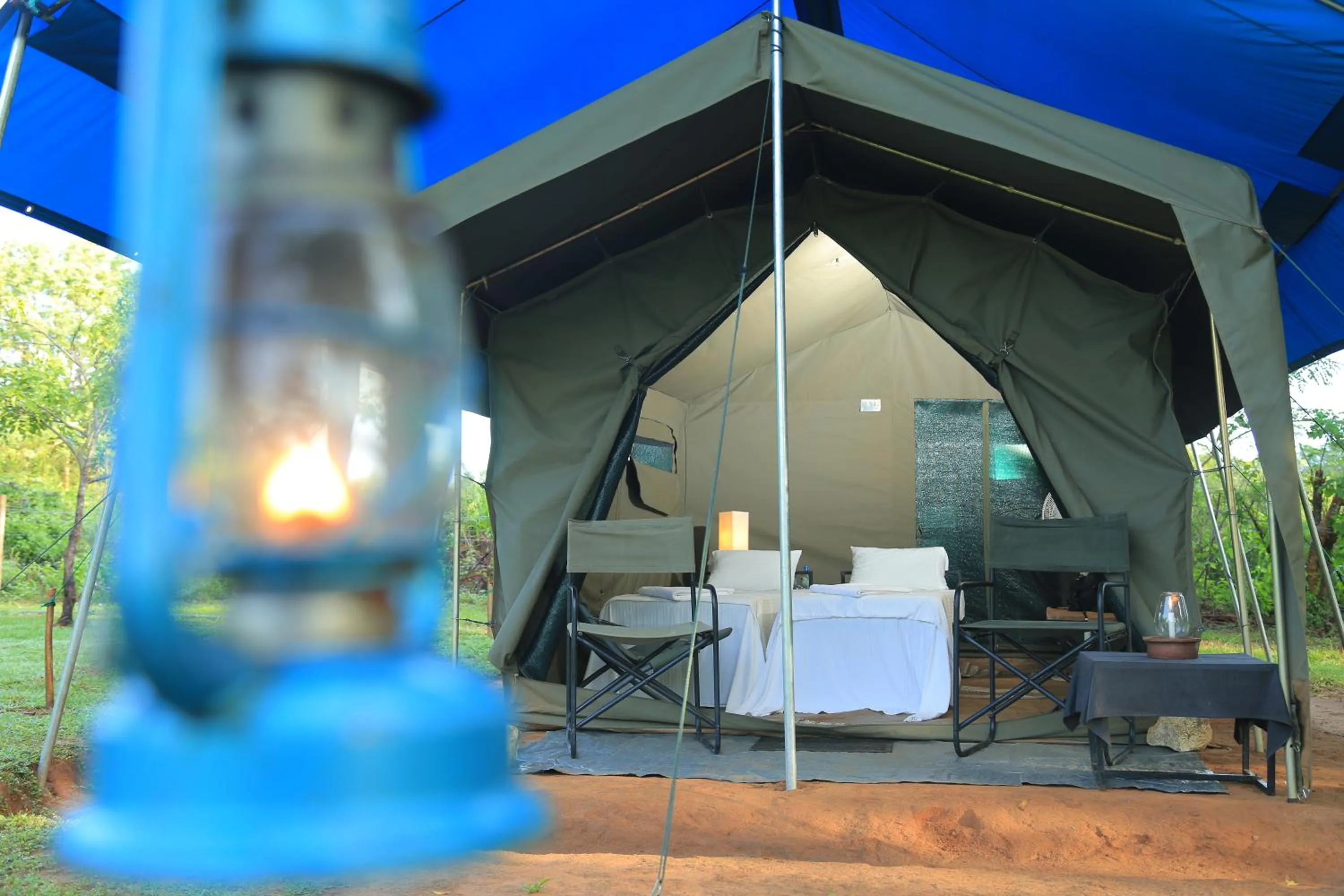 Seating area in Big Game Yala - by Eco Team