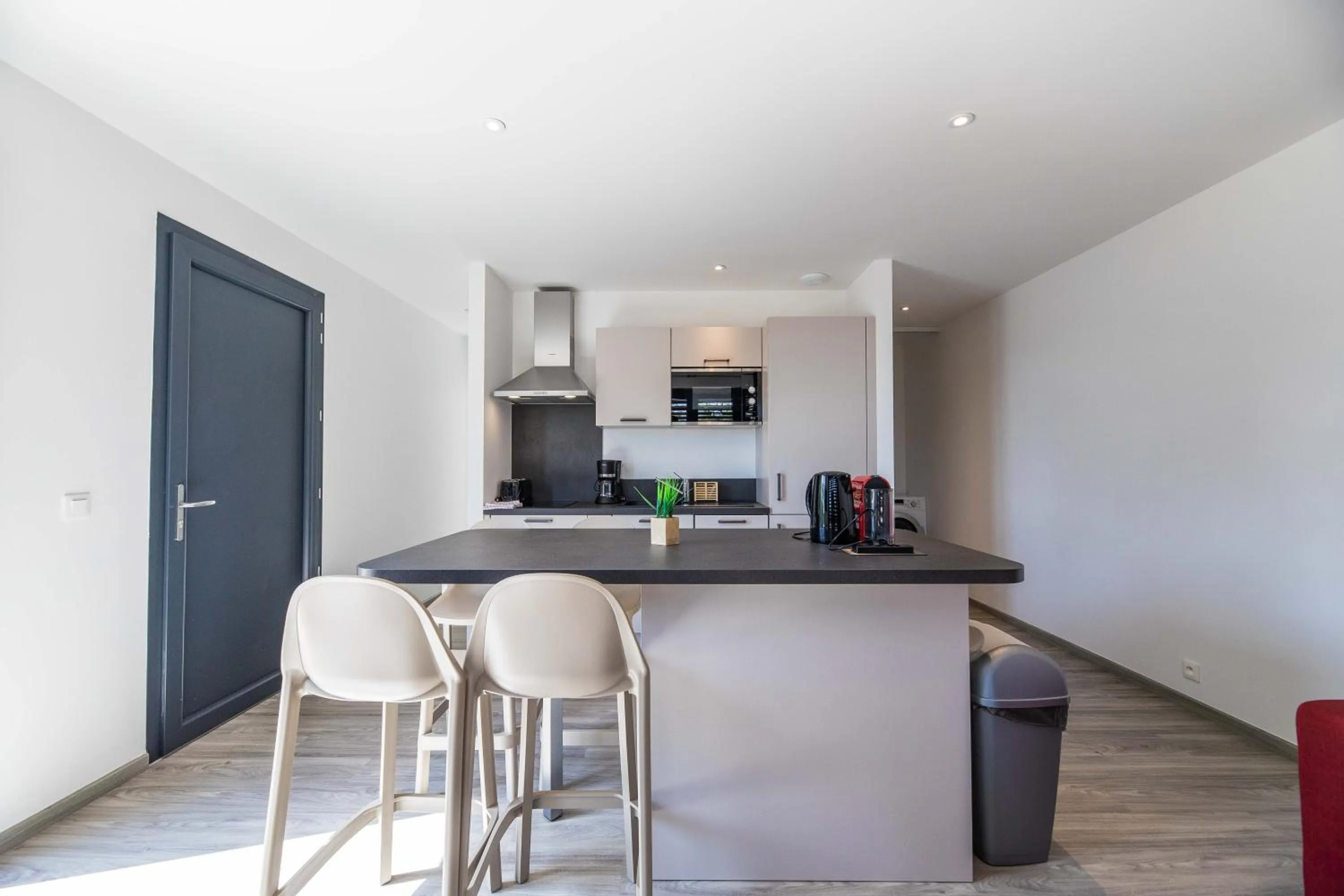 Coffee/tea facilities in Résidence Pierre & Vacances Premium Les Terrasses d'Arsella