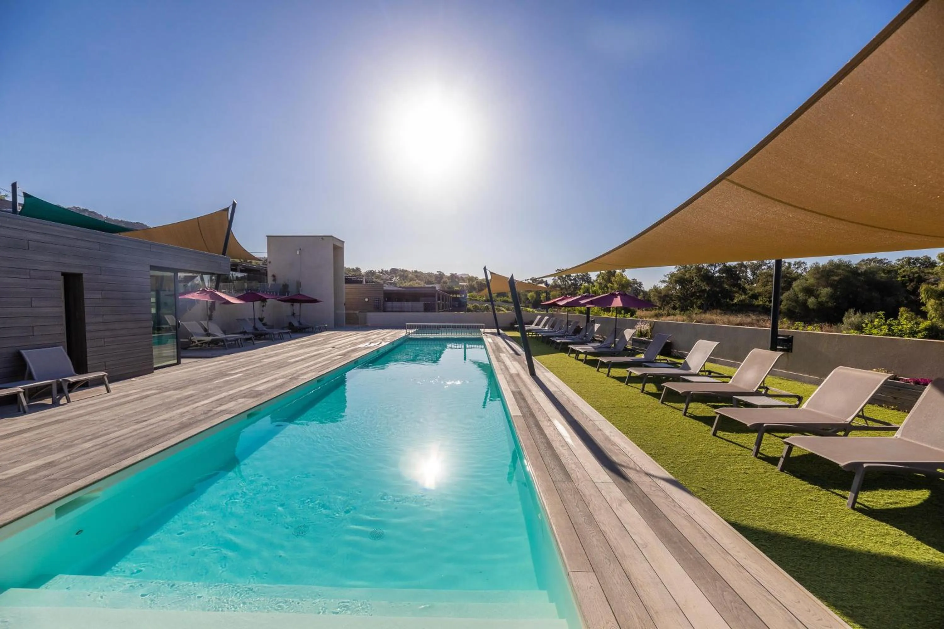 Patio in Résidence Pierre & Vacances Premium Les Terrasses d'Arsella