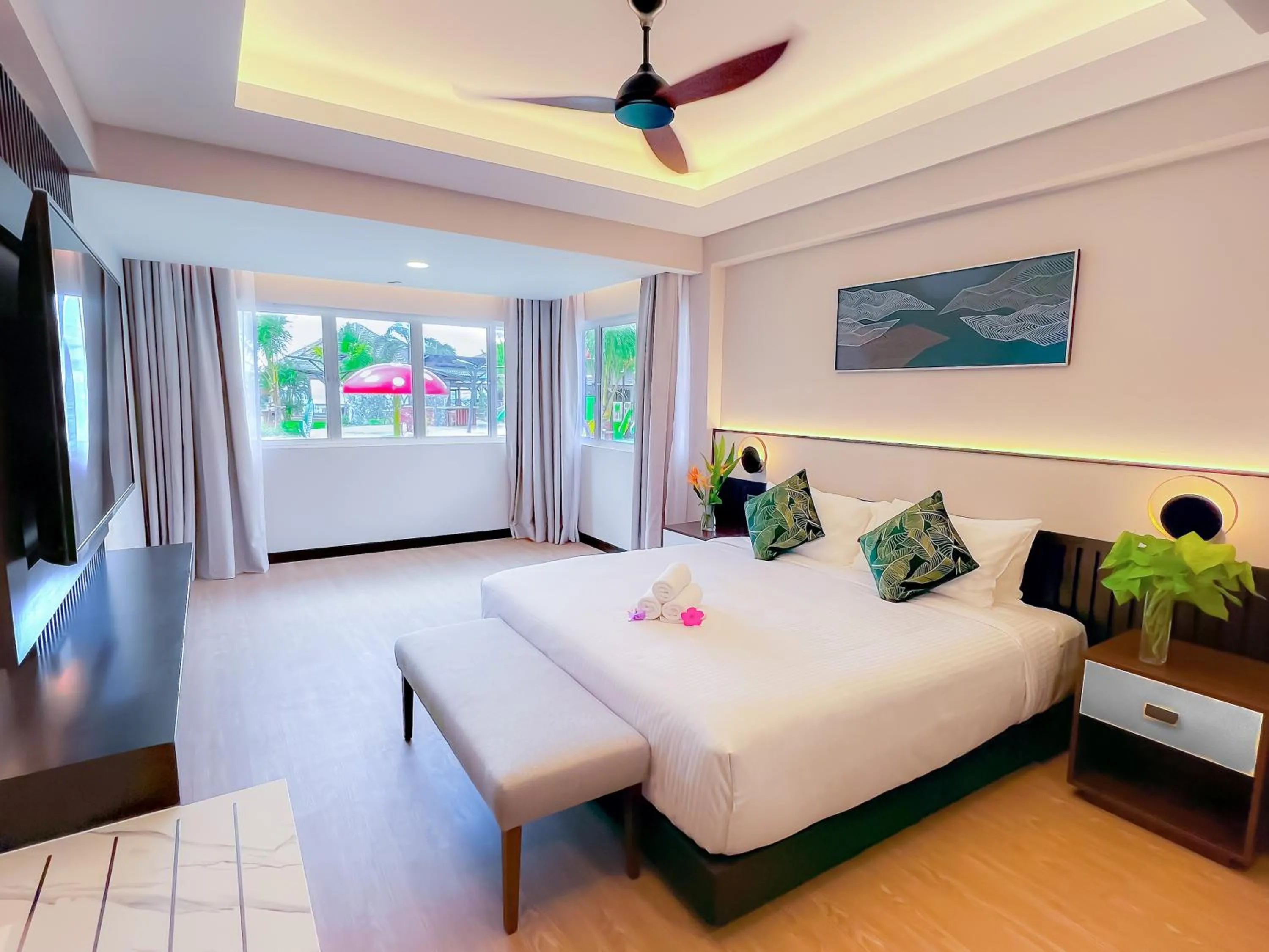 Bedroom, Bed in Villea Port Dickson