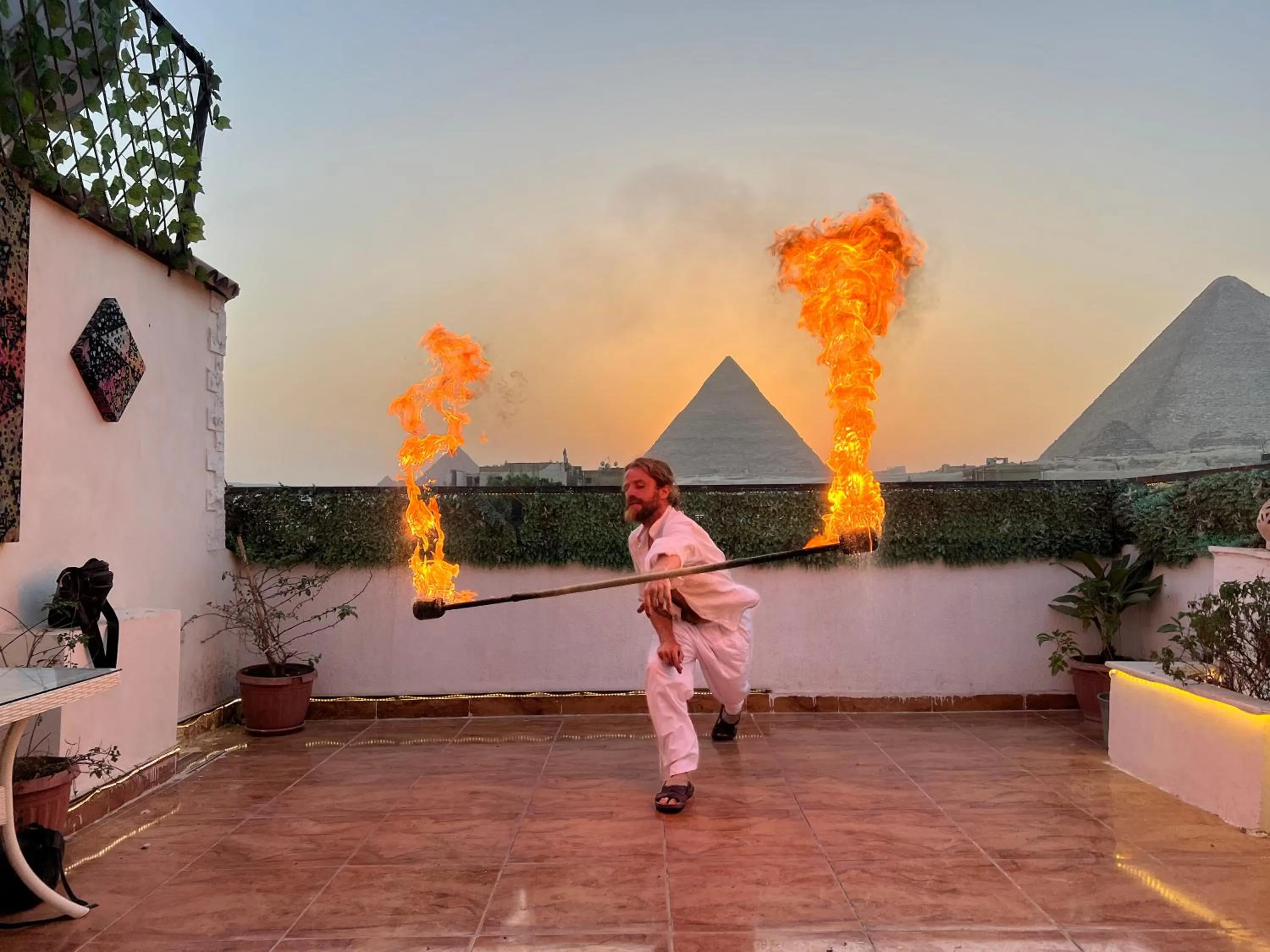 Natural landscape in Pyramids Top Inn