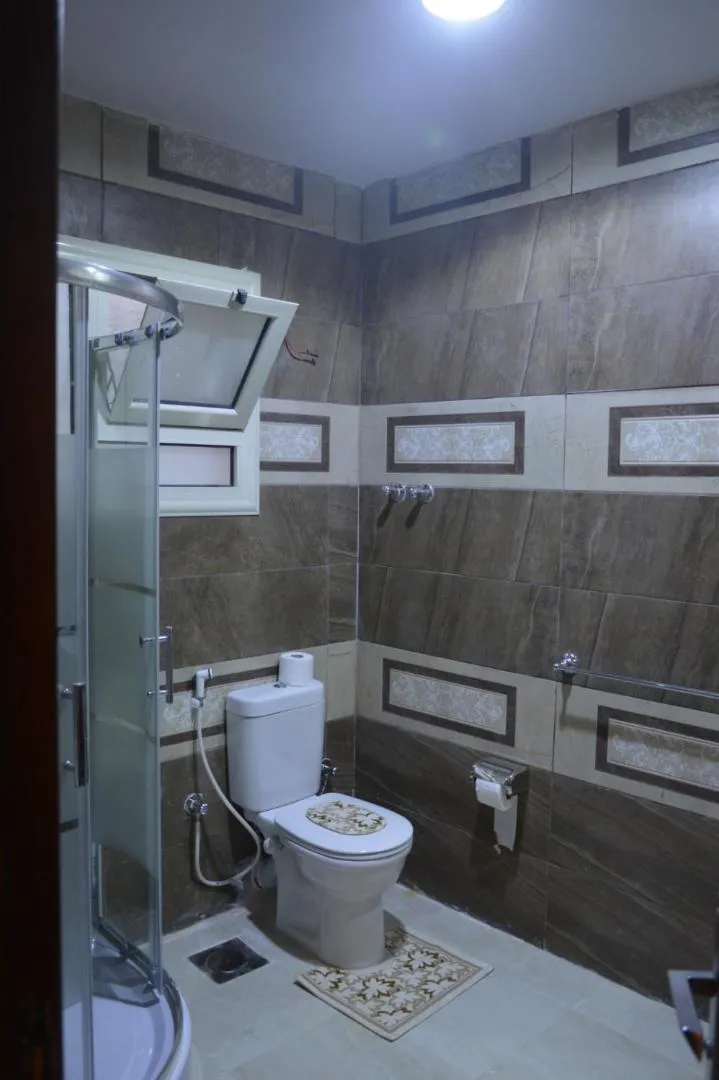 Shower in Pyramids Top Inn