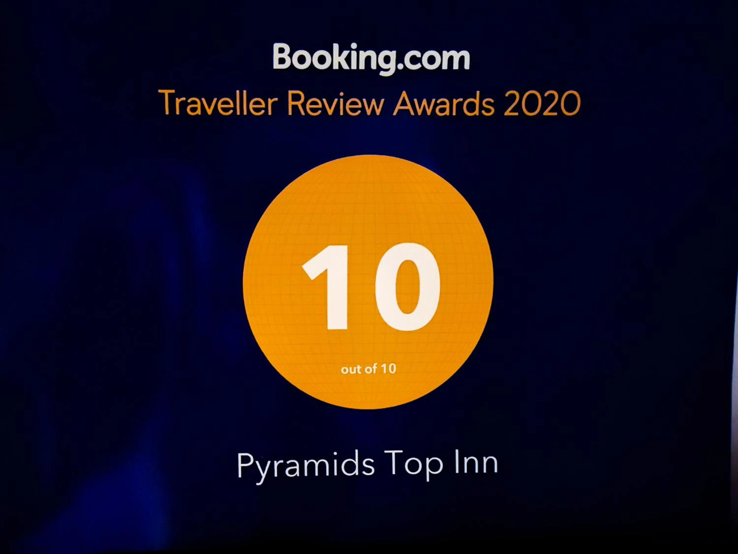 Certificate/Award in Pyramids Top Inn
