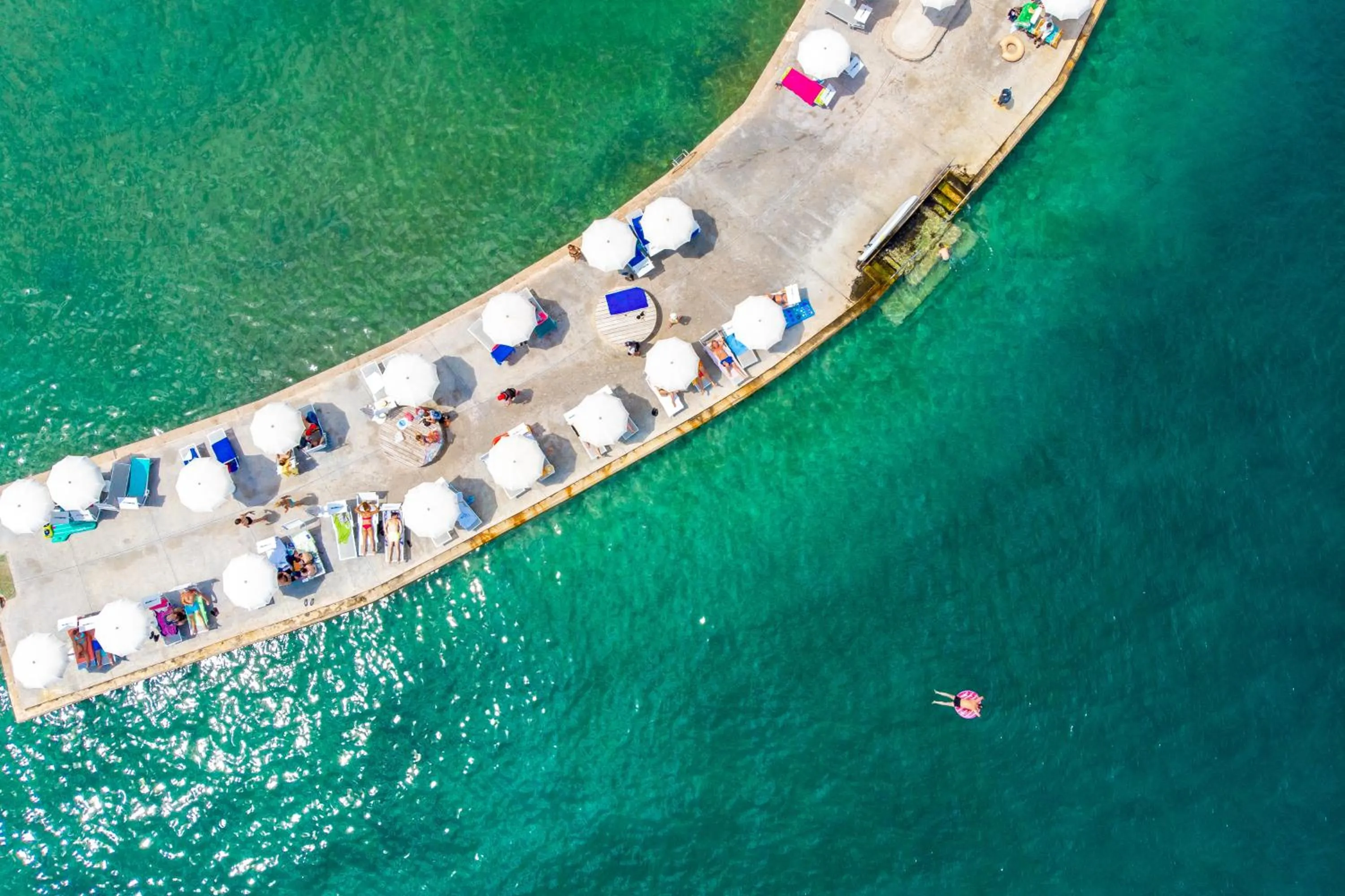 Beach in Hotel Malin