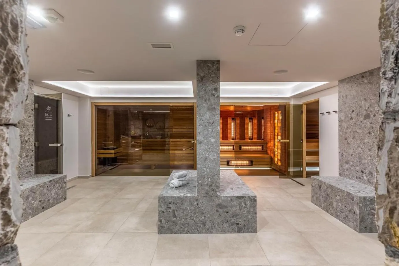 Sauna in Hotel Malin