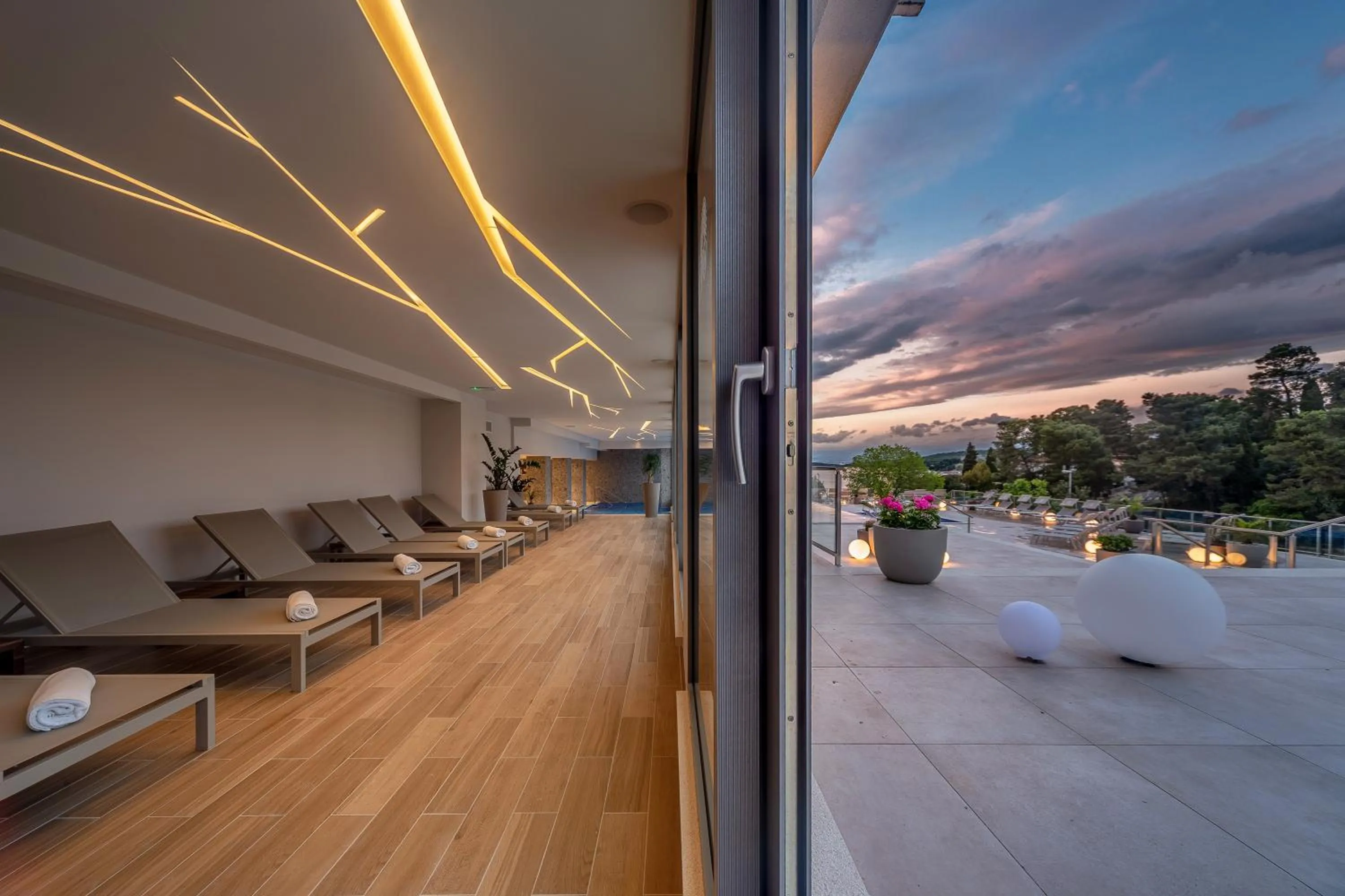 Spa and wellness centre/facilities in Hotel Malin