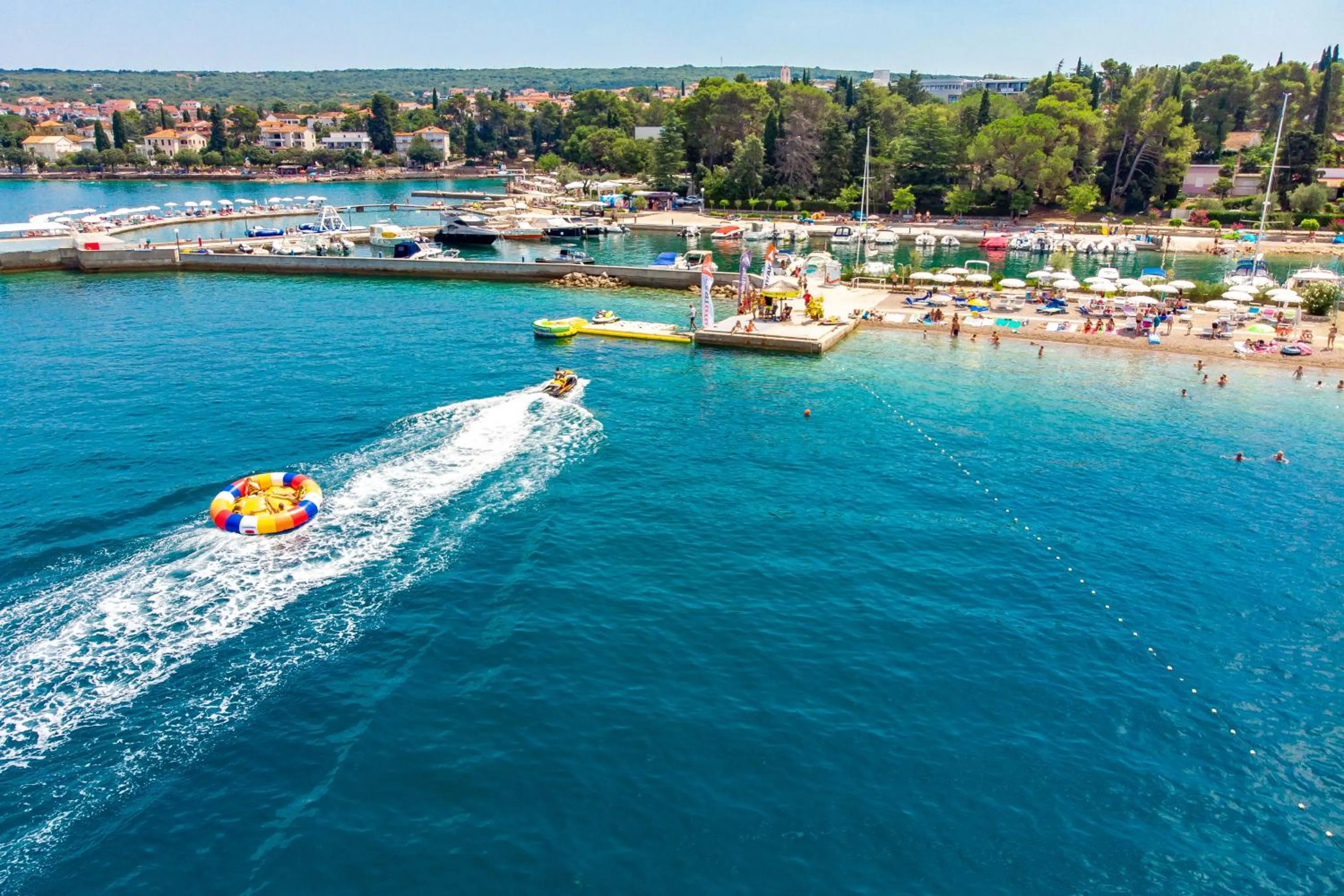 Beach in Hotel Malin